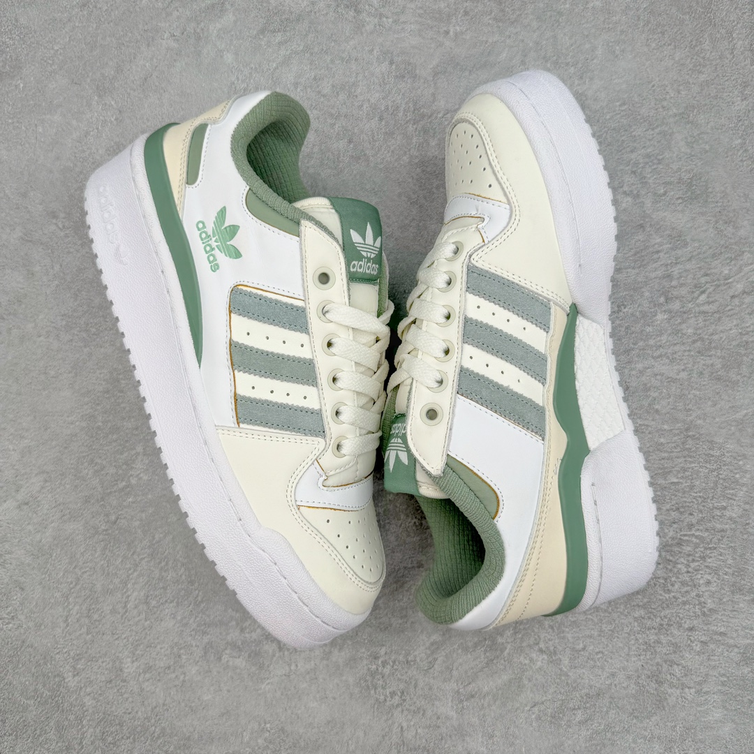 图片[3]-＃F版纯原 AD Forum 84 Low OG 低帮百搭潮流休闲运动板鞋 IG0286 全套原纸板楦头开发 市场最新版 头层皮料加持 以复古篮球鞋的外形为基础 采用皮革拼接 简约百搭 更加贴合舒适 中底内侧网格造型起到点睛之笔 外底橡胶 更显复古 尺码：36 36.5 37.5 38 38.5 39 40 40.5 41 42 42.5 43 44 44.5 45-选品中心