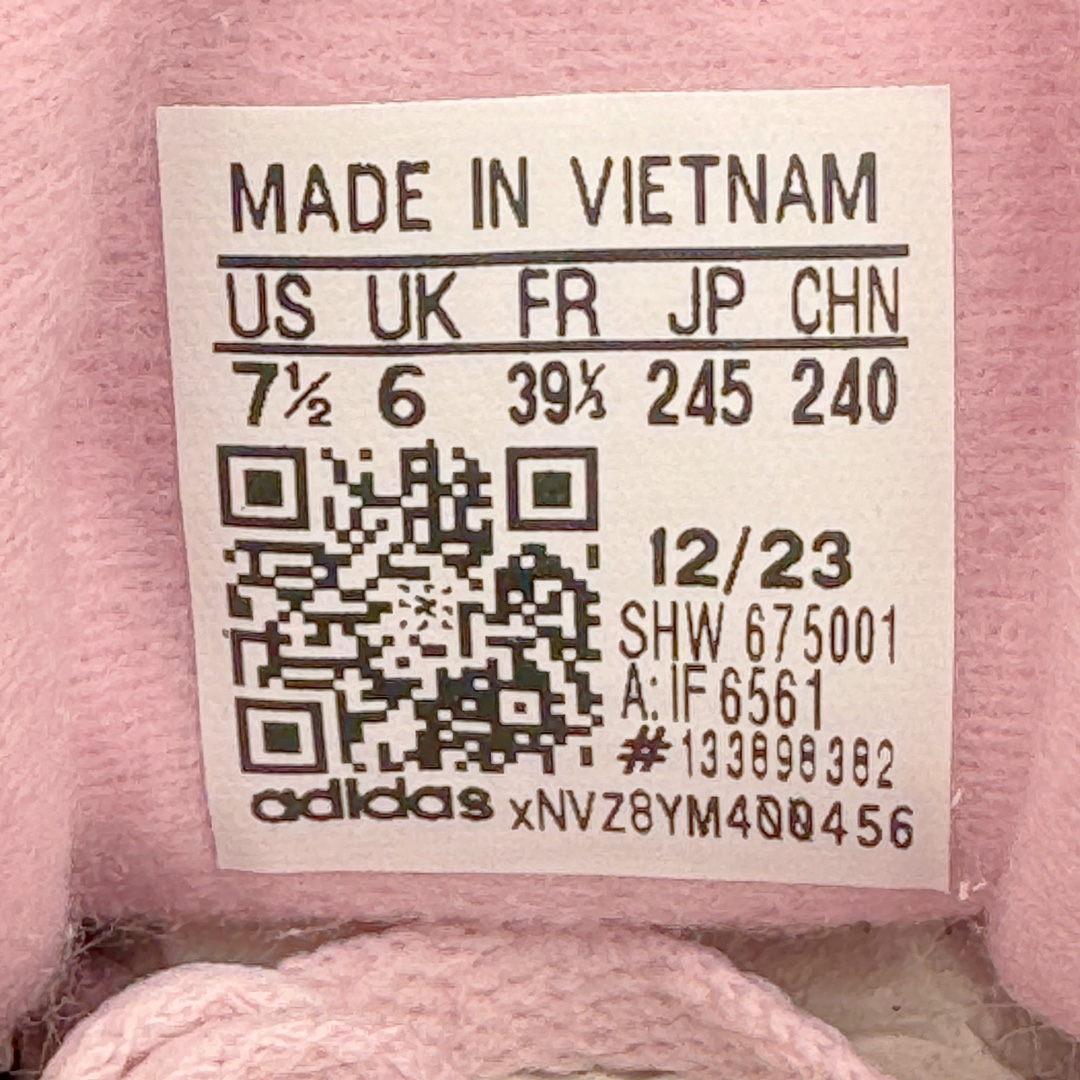 图片[12]-＃S2纯原 AD Originals Handball SPZL 手球运动员系列百搭休闲运动板鞋 粉黑 IF6561 口碑大厂出品 品控大底版型不断改良更新 原厂皮料 原装过验内外标加持 全套原纸板楦头开发 确保原汁原味 完美呈现桑巴版型 一比一鞋头弧度高度鞋身弧度 数据细节工艺流程均保持一致 这款来自阿迪达斯的这款HANDBALL SPZL前身是一双手球运动鞋 这一次拿来复刻 所以鞋面的主要色彩选用了黑色 鞋面外侧除了Spezial字母之外还有三叶草标志 Handball SPZL作为复古手球训练鞋与作为室内足球鞋的Samba有着异曲同工之处 但是质感更为出众的鞋身以及丰富的配色选择比起Samba来讲可以说是更胜一筹了 尺码：36 36⅔ 37⅓ 38 38⅔ 39⅓ 40 40⅔ 41⅓ 42 42⅔ 43⅓ 44 45-选品中心