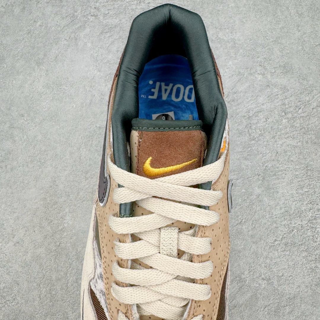 图片[5]-＃K版纯原 Division Street x Nike Air Max 1 初代复古气垫慢跑鞋 DS联名 HQ2640-200 以鞋圈知名度贼高的 Oregon Ducks 为设计主题 在经典的 Air Max 1 框架上 设计师直接在材质方面疯狂堆料 配合上多种多样的花纹 属于俄勒冈鸭的味道 简直快要从屏幕溢出来了 超高设计规格带来的 当然就是超高的辨识度 穿上街就是标准的视线减速带 尺码：36 36.5 37.5 38 38.5 39 40 40.5 41 42 42.5 43 44 44.5 45 46 47.5-选品中心