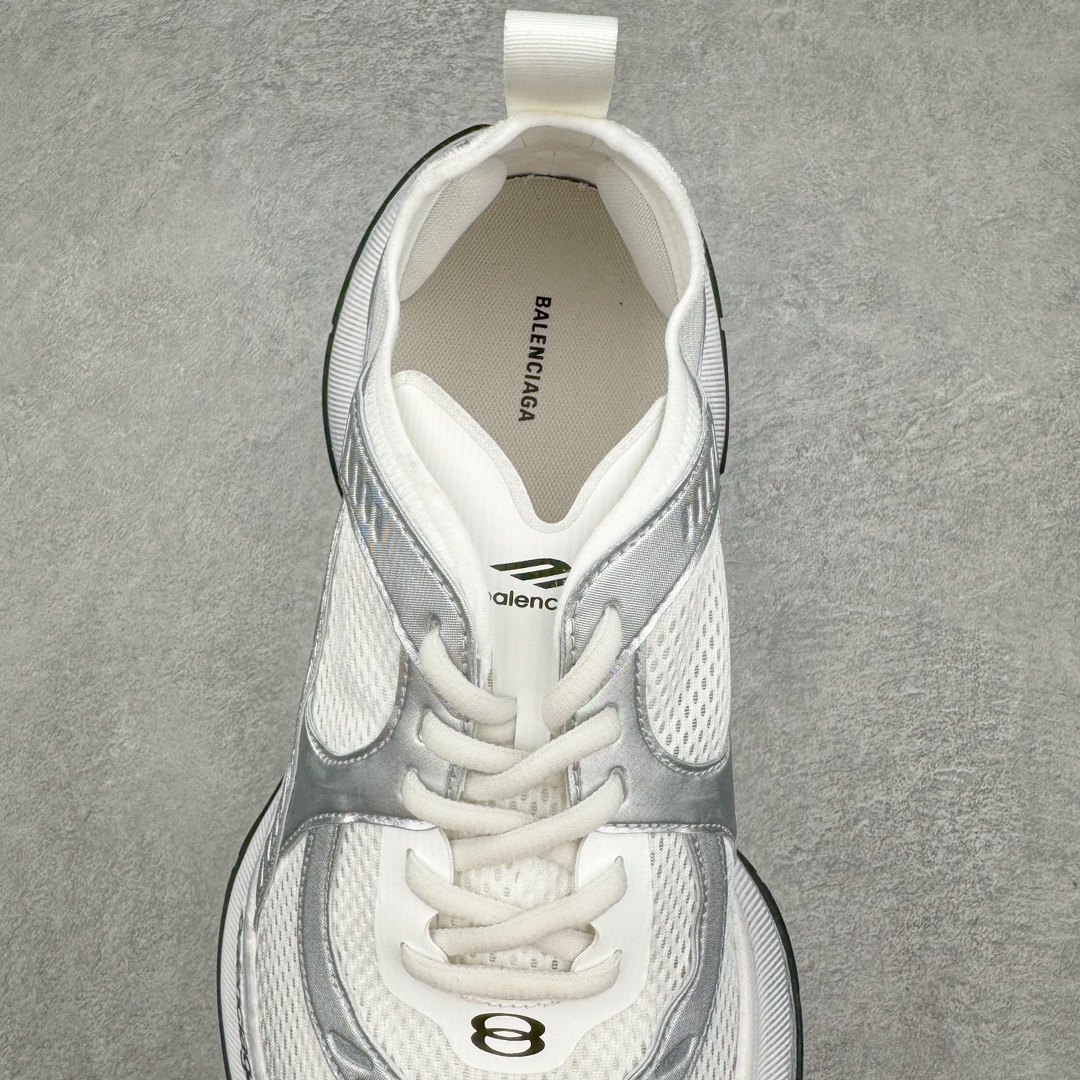 图片[5]-＃VG零售版 BALENCIAGA CIRCUIT 巴黎世家圆头系带LOGO印花低帮老爹鞋 全套原纸板楦头开发 最原汁原味的灵魂版型 全鞋荧光划线卡点 胶水把控整洁度追求极致完美 每一双都是工艺品 多重QC质检 超越公司货的品控标准 实实在在的免检产品 原盒原配 正确字体电绣 粗细、位置、大小正确 侧边TPU 透气孔匹配意产原版 正确分离大底 TPU软底 原版一致大底LOGO 立体感十足 原厂皮料水洗做旧 采购原厂网纱 偏大一码 尺码：35 36 37 38 39 40 41 42 43 44 45 46-选品中心