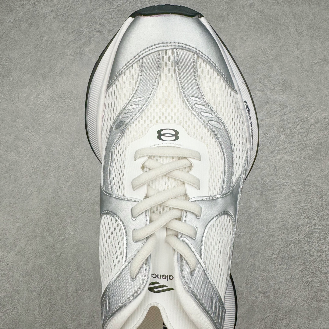 图片[4]-＃VG零售版 BALENCIAGA CIRCUIT 巴黎世家圆头系带LOGO印花低帮老爹鞋 全套原纸板楦头开发 最原汁原味的灵魂版型 全鞋荧光划线卡点 胶水把控整洁度追求极致完美 每一双都是工艺品 多重QC质检 超越公司货的品控标准 实实在在的免检产品 原盒原配 正确字体电绣 粗细、位置、大小正确 侧边TPU 透气孔匹配意产原版 正确分离大底 TPU软底 原版一致大底LOGO 立体感十足 原厂皮料水洗做旧 采购原厂网纱 偏大一码 尺码：35 36 37 38 39 40 41 42 43 44 45 46-选品中心