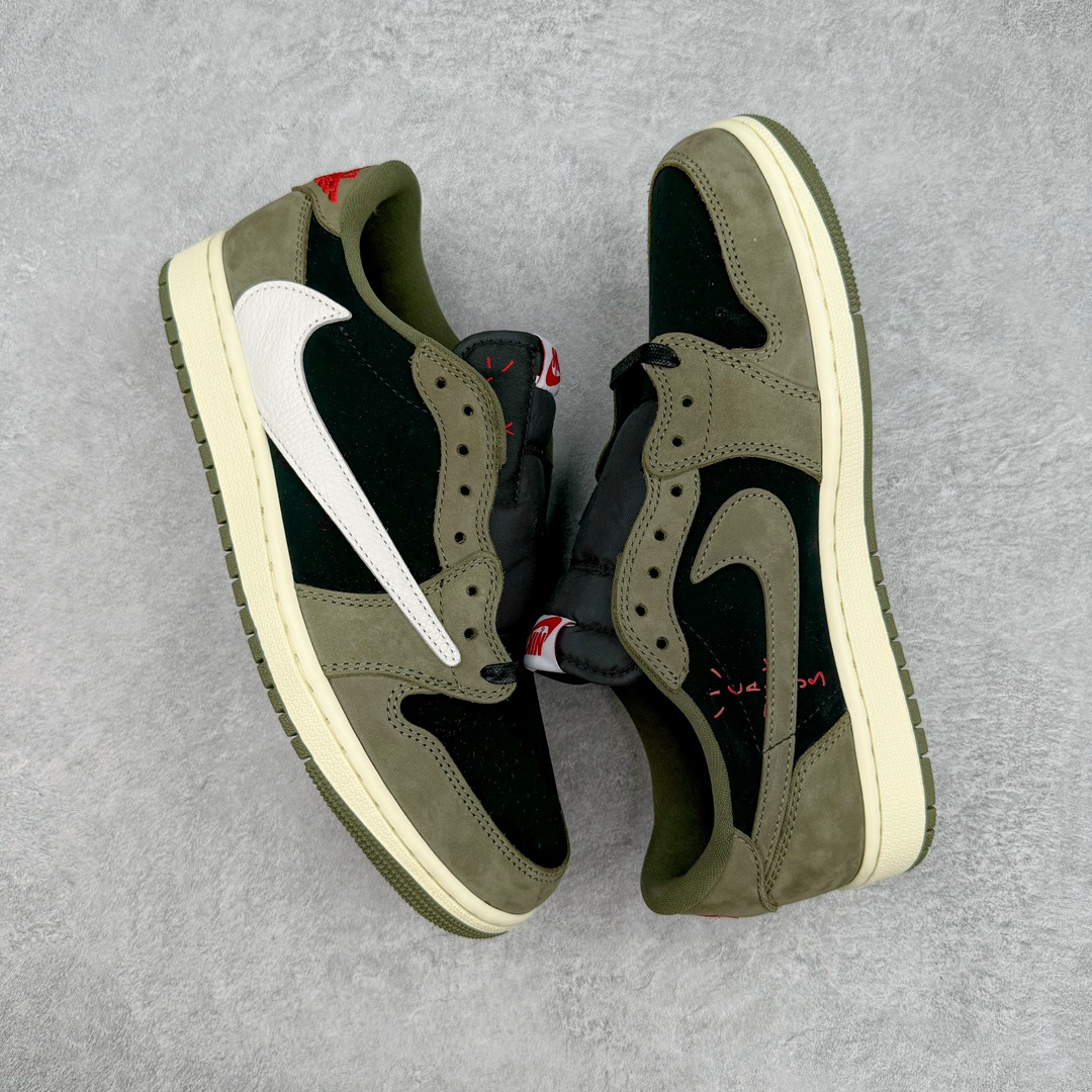 图片[3]-＃FK纯原 Travis Scott x Air Jordan AJ1 Low OG SP TS联名倒钩8.0低帮 白橄榄绿 DM7866-200 外贸高端零售特供批次 产品品控稳定性领先行业 各方面均可对飙L版 良心定价不杀猪 原厂全套原楦原纸板冲刀磨具开发 原厂皮料加持 原厂港宝加持定型后跟R度完美 同源原厂电绣 鬼脸飞翼针数密度立体效果一致 百分百一致原鞋 原厂拉帮工艺 针距密度一致 后跟弧度收口自然不对折 极致一眼正品既视感 进口玻璃冲刀皮料裁剪零毛边 全鞋电脑针车工艺 品控清洁度最高QC检验标准 免检产品 原厂订购鞋盒、鞋标、防尘纸、鞋撑、鞋带 追求极致的原厂味道 尺码：36 36.5 37.5 38 38.5 39 40 40.5 41 42 42.5 43 44 44.5 45 46 47.5 48.5-选品中心