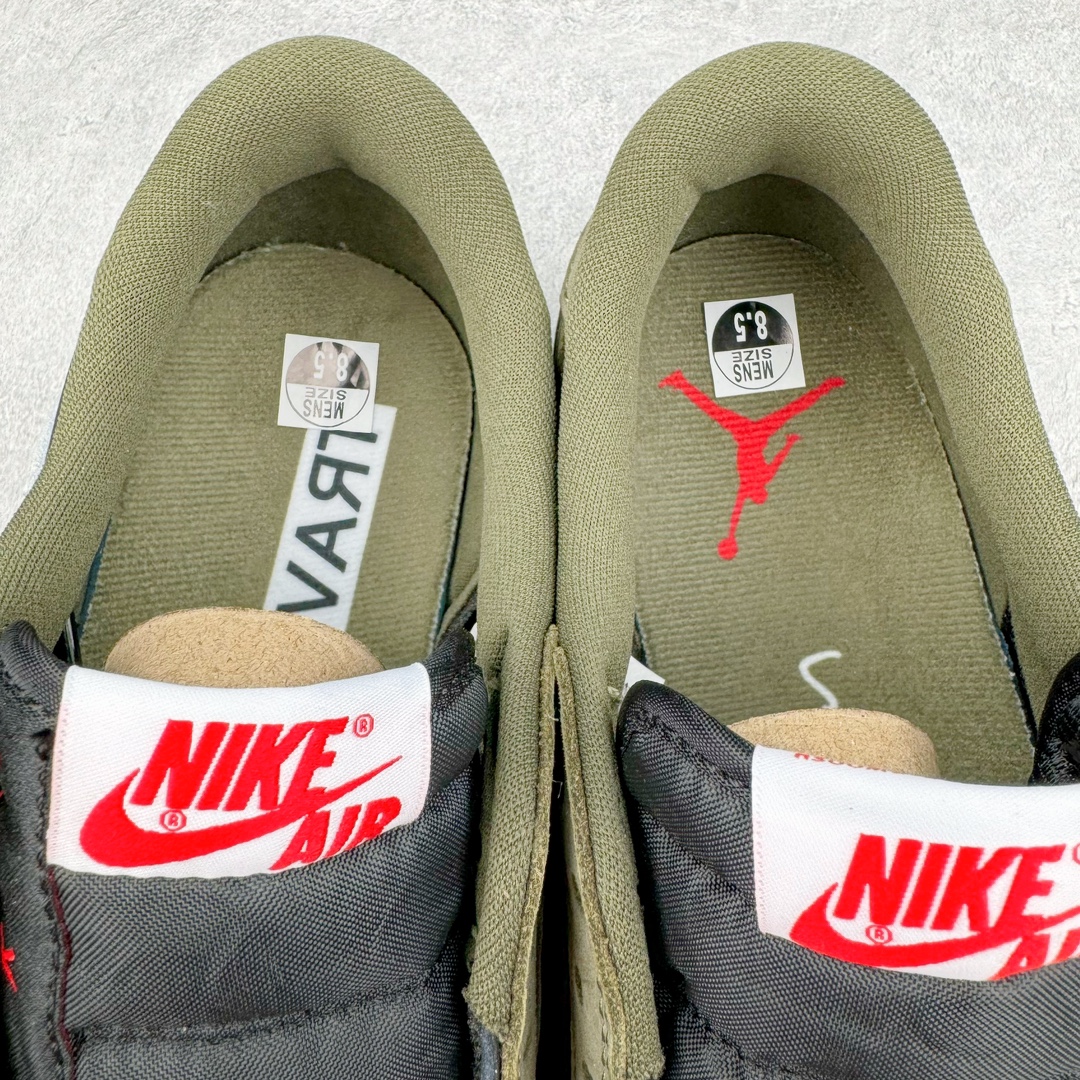 图片[14]-＃FK纯原 Travis Scott x Air Jordan AJ1 Low OG SP TS联名倒钩8.0低帮 白橄榄绿 DM7866-200 外贸高端零售特供批次 产品品控稳定性领先行业 各方面均可对飙L版 良心定价不杀猪 原厂全套原楦原纸板冲刀磨具开发 原厂皮料加持 原厂港宝加持定型后跟R度完美 同源原厂电绣 鬼脸飞翼针数密度立体效果一致 百分百一致原鞋 原厂拉帮工艺 针距密度一致 后跟弧度收口自然不对折 极致一眼正品既视感 进口玻璃冲刀皮料裁剪零毛边 全鞋电脑针车工艺 品控清洁度最高QC检验标准 免检产品 原厂订购鞋盒、鞋标、防尘纸、鞋撑、鞋带 追求极致的原厂味道 尺码：36 36.5 37.5 38 38.5 39 40 40.5 41 42 42.5 43 44 44.5 45 46 47.5 48.5-选品中心