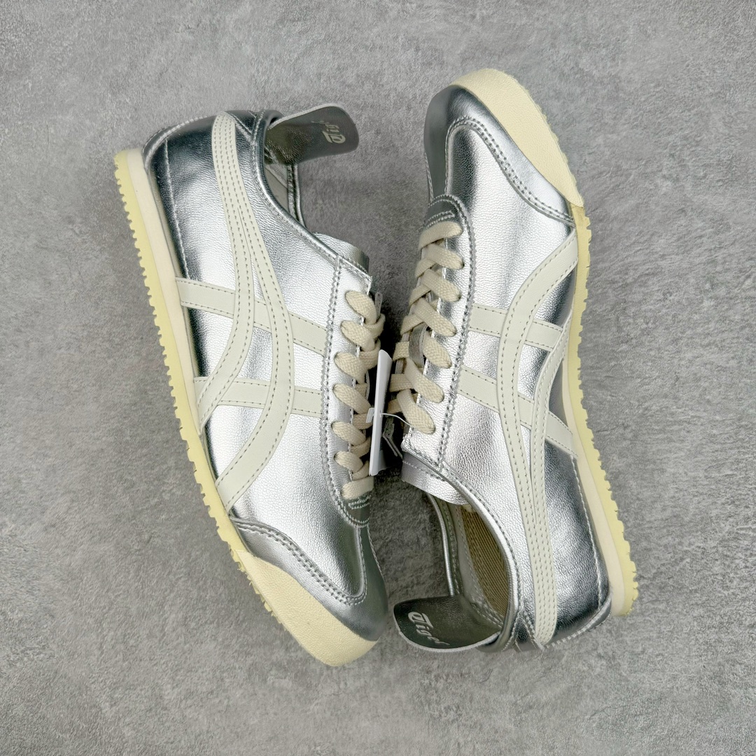 图片[3]-＃HK纯原 Asics Onitsuka Tiger MEXICO 66 亚瑟士鬼冢虎复古经典板鞋 市场最强版本 头层小羊皮加持 海外订单工厂出品 超成熟稳定的做工品控 原装全套纸板楦头开发 原汁原味 完美呈现版型 私模正确鞋底咬花纹路 一比一鞋头弧度高度鞋身弧度 绝不口嗨 细节品控鞋型随意秒杀市面 原档咬花纹路私模大底 一个单元有六个三角形 总体形拼接呈现花瓣状 官方四联吊牌 原装Ortholite轻量化鞋垫 原盒原配 质保卡 说明书 钢印防尘纸 纸板中底带钢印 乳胶组合鞋垫 支持全方位的对比专柜 产品从款式颜色造型上体现出追求舒适和细节的完美 鞋类更是推崇手工制作的严谨与完美 融舒适性与可穿性的设计风格 注重细节的完美和别致魅力 既保持稳重 又不失轻松的时尚感 尺码：36 37 37.5 38 39 39.5 40 40.5 41.5 42 42.5 43.5 44 45 46-选品中心