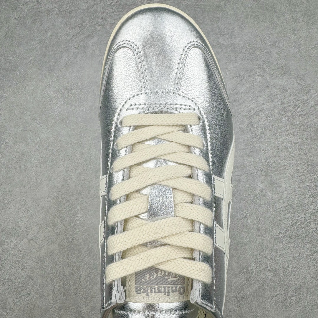 图片[4]-＃HK纯原 Asics Onitsuka Tiger MEXICO 66 亚瑟士鬼冢虎复古经典板鞋 市场最强版本 头层小羊皮加持 海外订单工厂出品 超成熟稳定的做工品控 原装全套纸板楦头开发 原汁原味 完美呈现版型 私模正确鞋底咬花纹路 一比一鞋头弧度高度鞋身弧度 绝不口嗨 细节品控鞋型随意秒杀市面 原档咬花纹路私模大底 一个单元有六个三角形 总体形拼接呈现花瓣状 官方四联吊牌 原装Ortholite轻量化鞋垫 原盒原配 质保卡 说明书 钢印防尘纸 纸板中底带钢印 乳胶组合鞋垫 支持全方位的对比专柜 产品从款式颜色造型上体现出追求舒适和细节的完美 鞋类更是推崇手工制作的严谨与完美 融舒适性与可穿性的设计风格 注重细节的完美和别致魅力 既保持稳重 又不失轻松的时尚感 尺码：36 37 37.5 38 39 39.5 40 40.5 41.5 42 42.5 43.5 44 45 46-选品中心