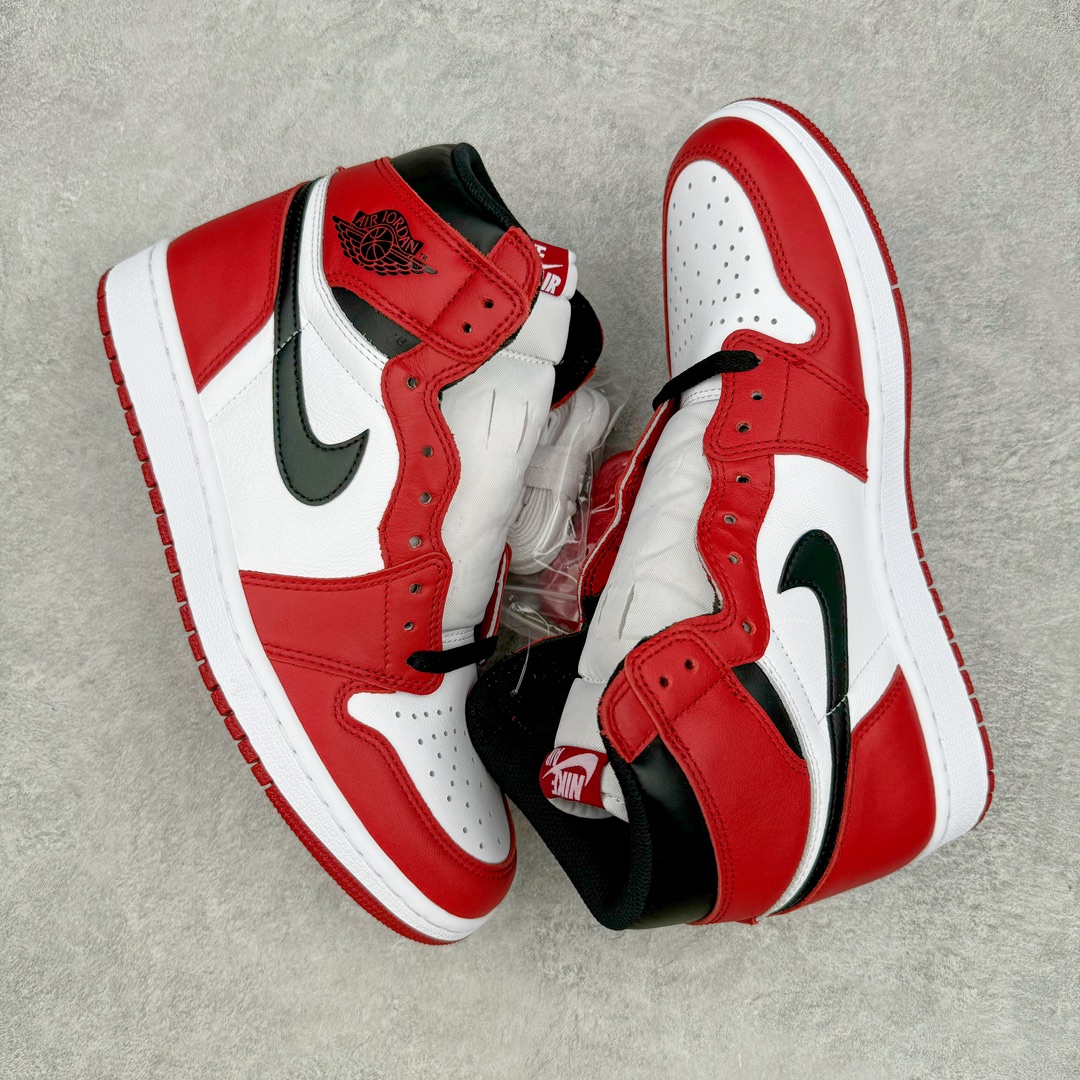 图片[3]-＃Ljr特供 Air Jordan AJ1 Retro High 高帮芝加哥白红 555088-101 全新改良批次 圈内最强倒钩系列 恪守真诚 承诺混一赔十 高端零售裸鞋圈特供批次 SZ原厂全套原楦原纸板冲刀磨具开发 原厂皮料加持 原厂港宝加持定型后跟R度完美 同源原厂电绣 飞翼针数密度立体效果一致 百分百一致原鞋 原厂拉帮工艺 针距密度一致 后跟弧度收口自然不对折 极致一眼正品既视感 进口玻璃冲刀皮料裁剪零毛边 全鞋电脑针车工艺 品控清洁度最高QC检验标准 免检产品 原厂订购鞋盒、鞋标、防尘纸、鞋撑、鞋带 追求极致的原厂味道 尺码：40.5 41 42 42.5 43 44 44.5 45 46 47.5 48.5-选品中心