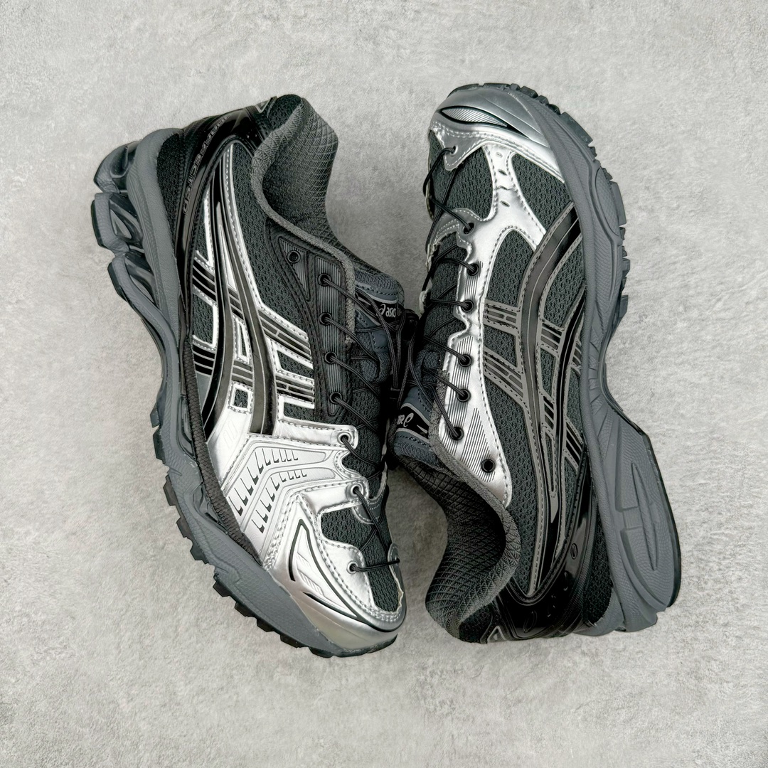 图片[3]-＃FA ASICS GEL-KAYANO 14 亚瑟士K14系列户外复古潮流百搭织物合成革缓震休闲跑步鞋 原装纸板楦头开发 独家私模五层组合大底 原厂定制缓震硅胶加持 原盒原配 官方四联吊牌 原装Ortholite轻量化鞋垫 设计师 Hidenori Yamashita 以「Flash」一词为灵感 创造出未来感金属色鞋面 改造升级内在性能 由内而外全面革新 为 GEL-KAYANO 家族传承及经典跑鞋文化的延续 创下里程碑式作品 K14跑鞋重新诠释了复古的跑步形状 并以其 2000 年代后期的美学理念重新铺装 银色与蓝色的鞋面极为高档 网面铺陈与鞋面、鞋头多处细节位增添了透气性 鞋后跟部中底上以及多密度耐磨鞋底增加了 GEL 缓震胶 提供高抗冲击性、缓冲性、可保护脚部免受地面冲击的影响 穿着舒适性十足 尺码：35.5 36 37 37.5 38 39 39.5 40.5 41.5 42 42.5 43.5 44 45-选品中心