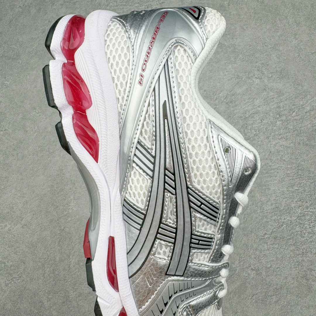 图片[6]-＃FA ASICS GEL-KAYANO 14 亚瑟士K14系列户外复古潮流百搭织物合成革缓震休闲跑步鞋 原装纸板楦头开发 独家私模五层组合大底 原厂定制缓震硅胶加持 原盒原配 官方四联吊牌 原装Ortholite轻量化鞋垫 设计师 Hidenori Yamashita 以「Flash」一词为灵感 创造出未来感金属色鞋面 改造升级内在性能 由内而外全面革新 为 GEL-KAYANO 家族传承及经典跑鞋文化的延续 创下里程碑式作品 K14跑鞋重新诠释了复古的跑步形状 并以其 2000 年代后期的美学理念重新铺装 银色与蓝色的鞋面极为高档 网面铺陈与鞋面、鞋头多处细节位增添了透气性 鞋后跟部中底上以及多密度耐磨鞋底增加了 GEL 缓震胶 提供高抗冲击性、缓冲性、可保护脚部免受地面冲击的影响 穿着舒适性十足 尺码：35.5 36 37 37.5 38 39 39.5 40.5 41.5 42 42.5 43.5 44 45-选品中心