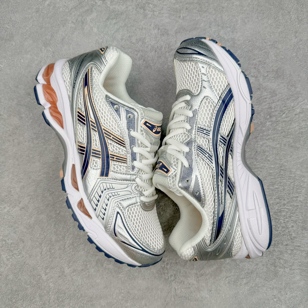 图片[3]-＃FA ASICS GEL-KAYANO 14 亚瑟士K14系列户外复古潮流百搭织物合成革缓震休闲跑步鞋原装纸板楦头开发 独家私模五层组合大底 原厂定制缓震硅胶加持 原盒原配 官方四联吊牌 原装Ortholite轻量化鞋垫 设计师 Hidenori Yamashita 以「Flash」一词为灵感 创造出未来感金属色鞋面 改造升级内在性能 由内而外全面革新 为 GEL-KAYANO 家族传承及经典跑鞋文化的延续 创下里程碑式作品 K14跑鞋重新诠释了复古的跑步形状 并以其 2000 年代后期的美学理念重新铺装 银色与蓝色的鞋面极为高档 网面铺陈与鞋面、鞋头多处细节位增添了透气性 鞋后跟部中底上以及多密度耐磨鞋底增加了 GEL 缓震胶 提供高抗冲击性、缓冲性、可保护脚部免受地面冲击的影响 穿着舒适性十足 尺码：35.5 36 37 37.5 38 39 39.5 40.5 41.5 42 42.5 43.5 44 45-选品中心