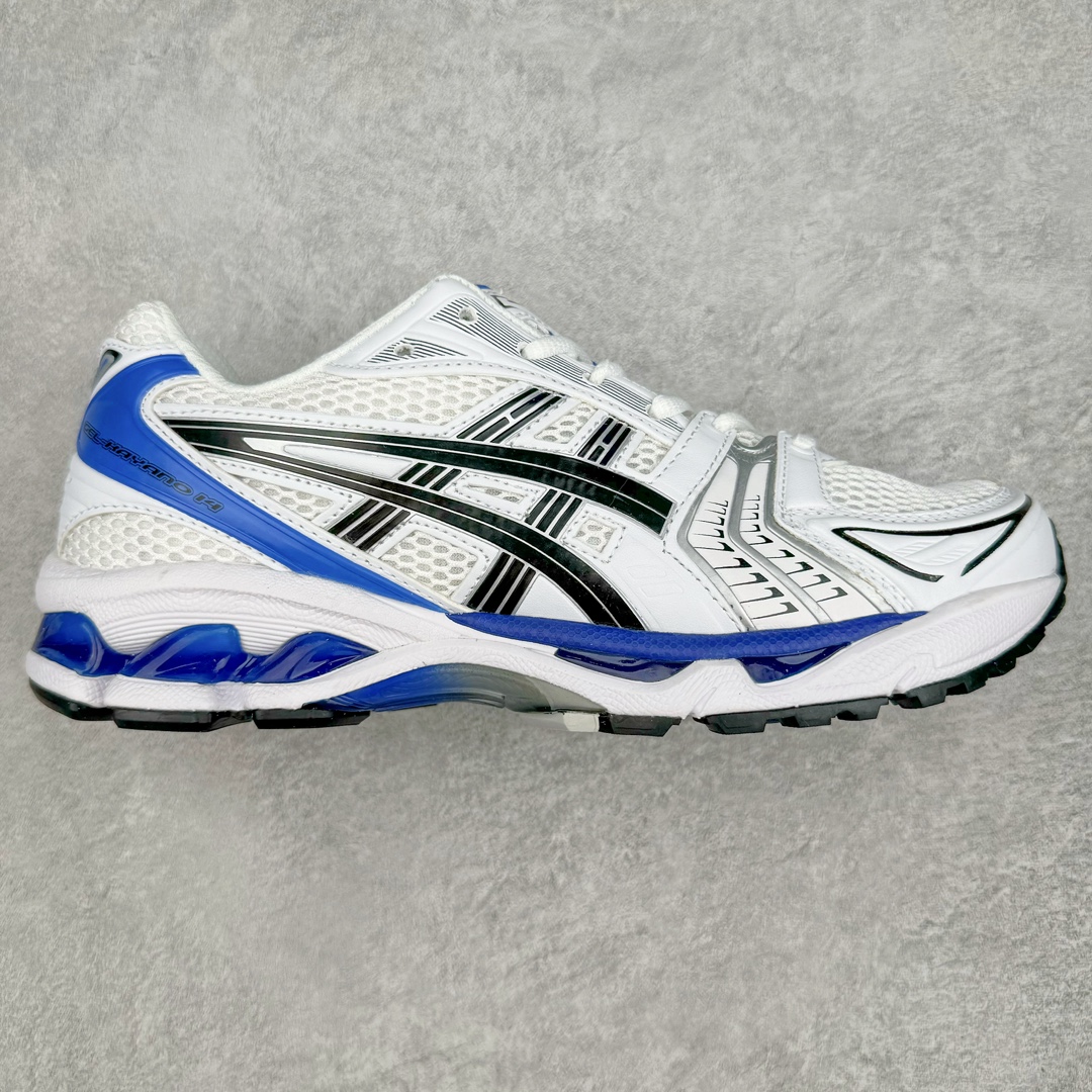 ＃FA ASICS GEL-KAYANO 14 亚瑟士K14系列户外复古潮流百搭织物合成革缓震休闲跑步鞋 原装纸板楦头开发 独家私模五层组合大底 原厂定制缓震硅胶加持 原盒原配 官方四联吊牌 原装Ortholite轻量化鞋垫 设计师 Hidenori Yamashita 以「Flash」一词为灵感 创造出未来感金属色鞋面 改造升级内在性能 由内而外全面革新 为 GEL-KAYANO 家族传承及经典跑鞋文化的延续 创下里程碑式作品 K14跑鞋重新诠释了复古的跑步形状 并以其 2000 年代后期的美学理念重新铺装 银色与蓝色的鞋面极为高档 网面铺陈与鞋面、鞋头多处细节位增添了透气性 鞋后跟部中底上以及多密度耐磨鞋底增加了 GEL 缓震胶 提供高抗冲击性、缓冲性、可保护脚部免受地面冲击的影响 穿着舒适性十足 尺码：35.5 36 37 37.5 38 39 39.5 40.5 41.5 42 42.5 43.5 44 45-选品中心