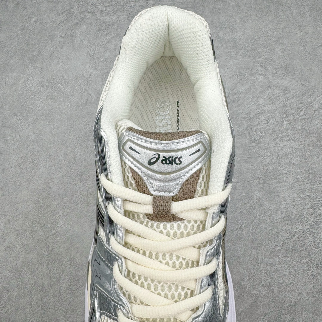 图片[5]-＃FA ASICS GEL-KAYANO 14 亚瑟士K14系列户外复古潮流百搭织物合成革缓震休闲跑步鞋 原装纸板楦头开发 独家私模五层组合大底 原厂定制缓震硅胶加持 原盒原配 官方四联吊牌 原装Ortholite轻量化鞋垫 设计师 Hidenori Yamashita 以「Flash」一词为灵感 创造出未来感金属色鞋面 改造升级内在性能 由内而外全面革新 为 GEL-KAYANO 家族传承及经典跑鞋文化的延续 创下里程碑式作品 K14跑鞋重新诠释了复古的跑步形状 并以其 2000 年代后期的美学理念重新铺装 银色与蓝色的鞋面极为高档 网面铺陈与鞋面、鞋头多处细节位增添了透气性 鞋后跟部中底上以及多密度耐磨鞋底增加了 GEL 缓震胶 提供高抗冲击性、缓冲性、可保护脚部免受地面冲击的影响 穿着舒适性十足 尺码：35.5 36 37 37.5 38 39 39.5 40.5 41.5 42 42.5 43.5 44 45-选品中心