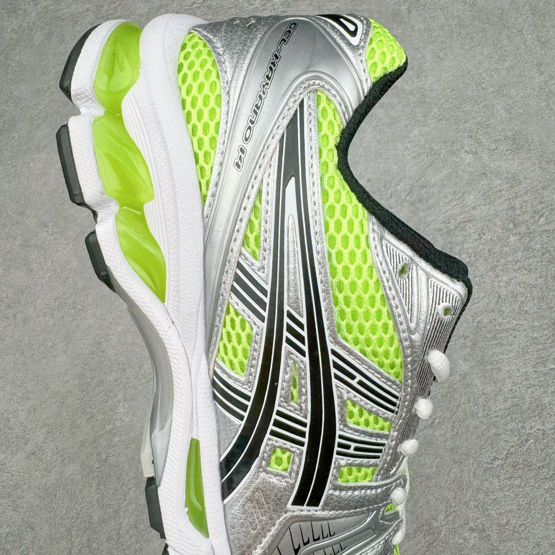 图片[6]-＃FA ASICS GEL-KAYANO 14 亚瑟士K14系列户外复古潮流百搭织物合成革缓震休闲跑步鞋 原装纸板楦头开发 独家私模五层组合大底 原厂定制缓震硅胶加持 原盒原配 官方四联吊牌 原装Ortholite轻量化鞋垫 设计师 Hidenori Yamashita 以「Flash」一词为灵感 创造出未来感金属色鞋面 改造升级内在性能 由内而外全面革新 为 GEL-KAYANO 家族传承及经典跑鞋文化的延续 创下里程碑式作品 K14跑鞋重新诠释了复古的跑步形状 并以其 2000 年代后期的美学理念重新铺装 银色与蓝色的鞋面极为高档 网面铺陈与鞋面、鞋头多处细节位增添了透气性 鞋后跟部中底上以及多密度耐磨鞋底增加了 GEL 缓震胶 提供高抗冲击性、缓冲性、可保护脚部免受地面冲击的影响 穿着舒适性十足 尺码：35.5 36 37 37.5 38 39 39.5 40.5 41.5 42 42.5 43.5 44 45-选品中心