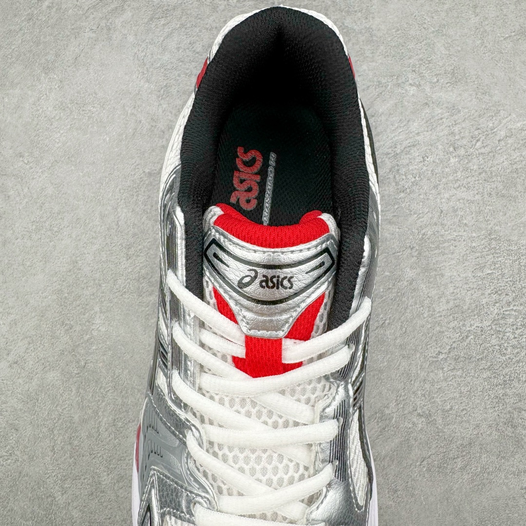 图片[5]-＃FA ASICS GEL-KAYANO 14 亚瑟士K14系列户外复古潮流百搭织物合成革缓震休闲跑步鞋 原装纸板楦头开发 独家私模五层组合大底 原厂定制缓震硅胶加持 原盒原配 官方四联吊牌 原装Ortholite轻量化鞋垫 设计师 Hidenori Yamashita 以「Flash」一词为灵感 创造出未来感金属色鞋面 改造升级内在性能 由内而外全面革新 为 GEL-KAYANO 家族传承及经典跑鞋文化的延续 创下里程碑式作品 K14跑鞋重新诠释了复古的跑步形状 并以其 2000 年代后期的美学理念重新铺装 银色与蓝色的鞋面极为高档 网面铺陈与鞋面、鞋头多处细节位增添了透气性 鞋后跟部中底上以及多密度耐磨鞋底增加了 GEL 缓震胶 提供高抗冲击性、缓冲性、可保护脚部免受地面冲击的影响 穿着舒适性十足 尺码：35.5 36 37 37.5 38 39 39.5 40.5 41.5 42 42.5 43.5 44 45-选品中心