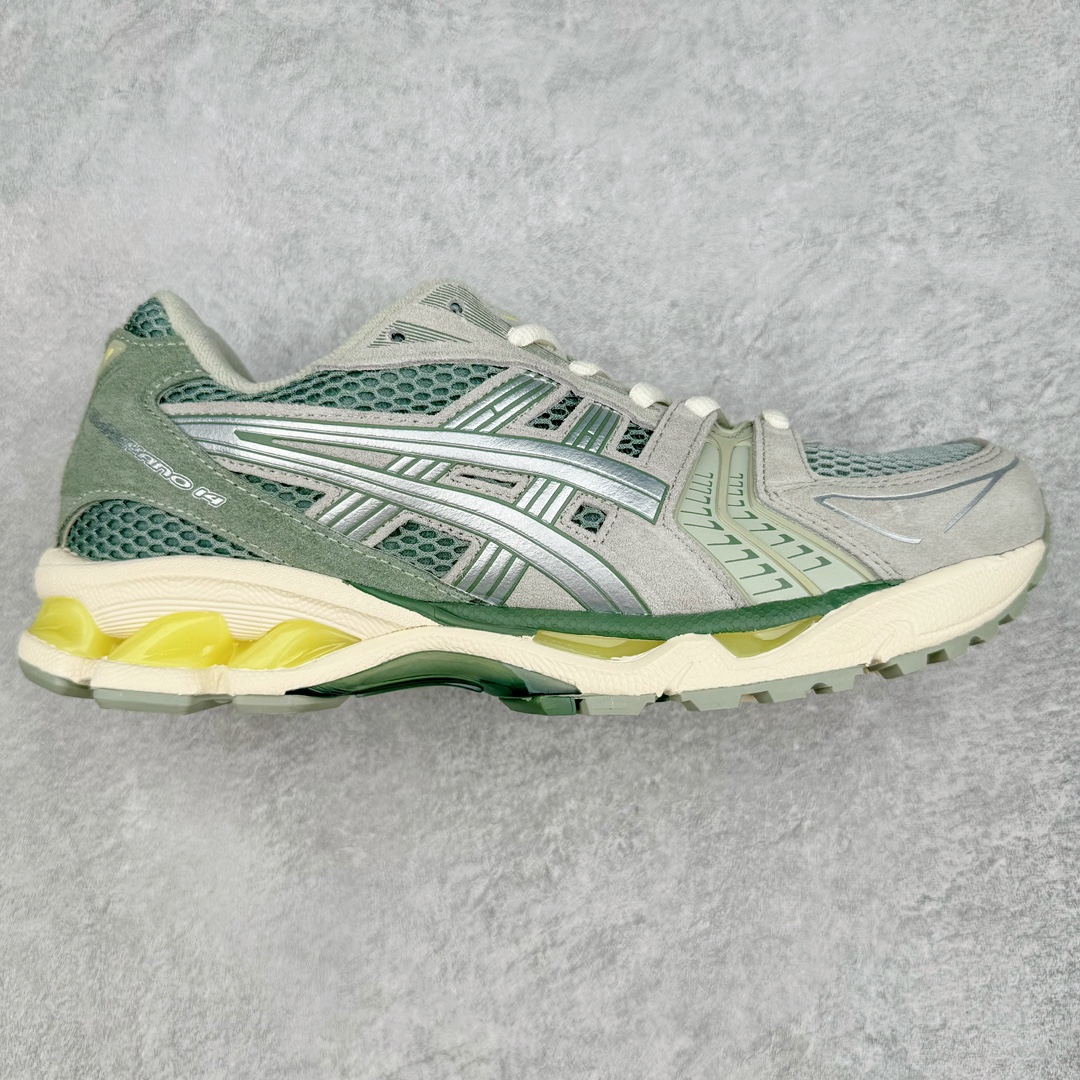 图片[6]-＃FA ASICS GEL-KAYANO 14 亚瑟士K14系列户外复古潮流百搭织物合成革缓震休闲跑步鞋 原装纸板楦头开发 独家私模五层组合大底 原厂定制缓震硅胶加持 原盒原配 官方四联吊牌 原装Ortholite轻量化鞋垫 设计师 Hidenori Yamashita 以「Flash」一词为灵感 创造出未来感金属色鞋面 改造升级内在性能 由内而外全面革新 为 GEL-KAYANO 家族传承及经典跑鞋文化的延续 创下里程碑式作品 K14跑鞋重新诠释了复古的跑步形状 并以其 2000 年代后期的美学理念重新铺装 银色与蓝色的鞋面极为高档 网面铺陈与鞋面、鞋头多处细节位增添了透气性 鞋后跟部中底上以及多密度耐磨鞋底增加了 GEL 缓震胶 提供高抗冲击性、缓冲性、可保护脚部免受地面冲击的影响 穿着舒适性十足 尺码：35.5 36 37 37.5 38 39 39.5 40.5 41.5 42 42.5 43.5 44 45-选品中心