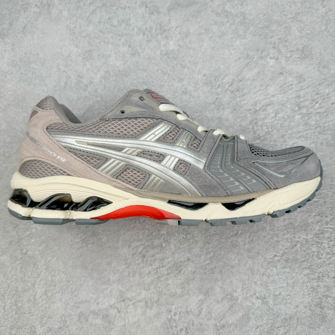 图片[7]-＃FA ASICS GEL-KAYANO 14 亚瑟士K14系列户外复古潮流百搭织物合成革缓震休闲跑步鞋 原装纸板楦头开发 独家私模五层组合大底 原厂定制缓震硅胶加持 原盒原配 官方四联吊牌 原装Ortholite轻量化鞋垫 设计师 Hidenori Yamashita 以「Flash」一词为灵感 创造出未来感金属色鞋面 改造升级内在性能 由内而外全面革新 为 GEL-KAYANO 家族传承及经典跑鞋文化的延续 创下里程碑式作品 K14跑鞋重新诠释了复古的跑步形状 并以其 2000 年代后期的美学理念重新铺装 银色与蓝色的鞋面极为高档 网面铺陈与鞋面、鞋头多处细节位增添了透气性 鞋后跟部中底上以及多密度耐磨鞋底增加了 GEL 缓震胶 提供高抗冲击性、缓冲性、可保护脚部免受地面冲击的影响 穿着舒适性十足 尺码：35.5 36 37 37.5 38 39 39.5 40.5 41.5 42 42.5 43.5 44 45-选品中心
