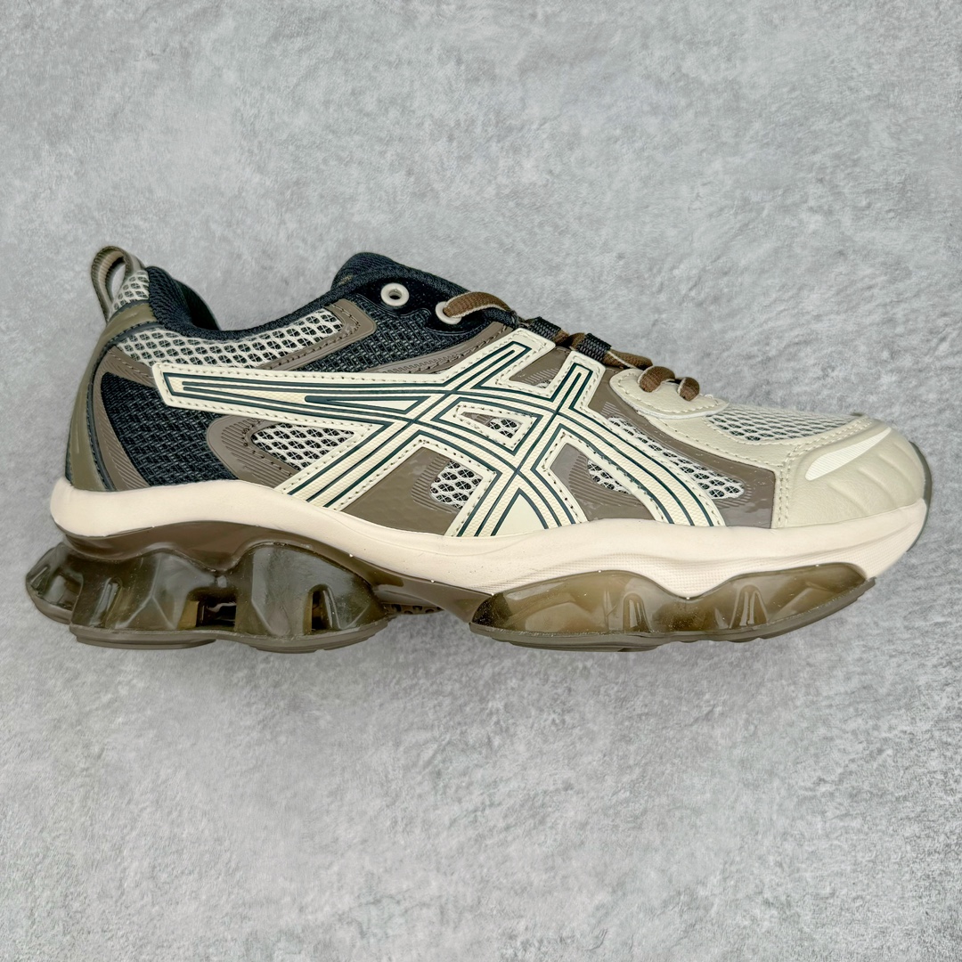 ＃FA ASICS Gel-Quantum Kinetic 亚瑟士量子动能系列轻量全掌硅胶缓震休闲运动跑步鞋 ASICS以其独特匠心与科技魅力持续在运动鞋领域掀起新风尚今春二月GEL-Quantum Kinetic系列再度破茧而出携两款全新配色震撼回归倾力演绎运动潮流的无限可能 凝聚了卓越的科技创新与深厚的设计底蕴搭载先进的GEL缓震科技将每一次冲击力转化为平稳推进的动力为你提供前所未有的舒适体验与卓越的缓震保护性能 巧妙融合时尚元素与运动美学无论在街头还是赛道诠释不同情感与态度彰显独一无二的时尚运动风格尺码：36 37 37.5 38 39 39.5 40 40.5 41.5 42 42.5 43.5 44 44.5 45-选品中心