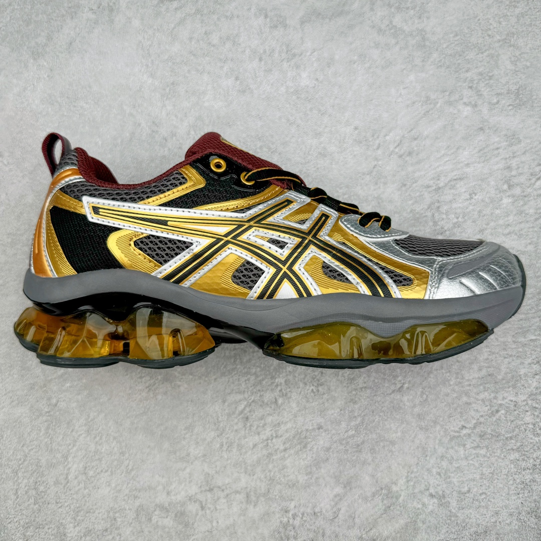 ＃FA ASICS Gel-Quantum Kinetic 亚瑟士量子动能系列轻量全掌硅胶缓震休闲运动跑步鞋 ASICS以其独特匠心与科技魅力持续在运动鞋领域掀起新风尚今春二月GEL-Quantum Kinetic系列再度破茧而出携两款全新配色震撼回归倾力演绎运动潮流的无限可能 凝聚了卓越的科技创新与深厚的设计底蕴搭载先进的GEL缓震科技将每一次冲击力转化为平稳推进的动力为你提供前所未有的舒适体验与卓越的缓震保护性能 巧妙融合时尚元素与运动美学无论在街头还是赛道诠释不同情感与态度彰显独一无二的时尚运动风格尺码：36 37 37.5 38 39 39.5 40 40.5 41.5 42 42.5 43.5 44 44.5 45-选品中心