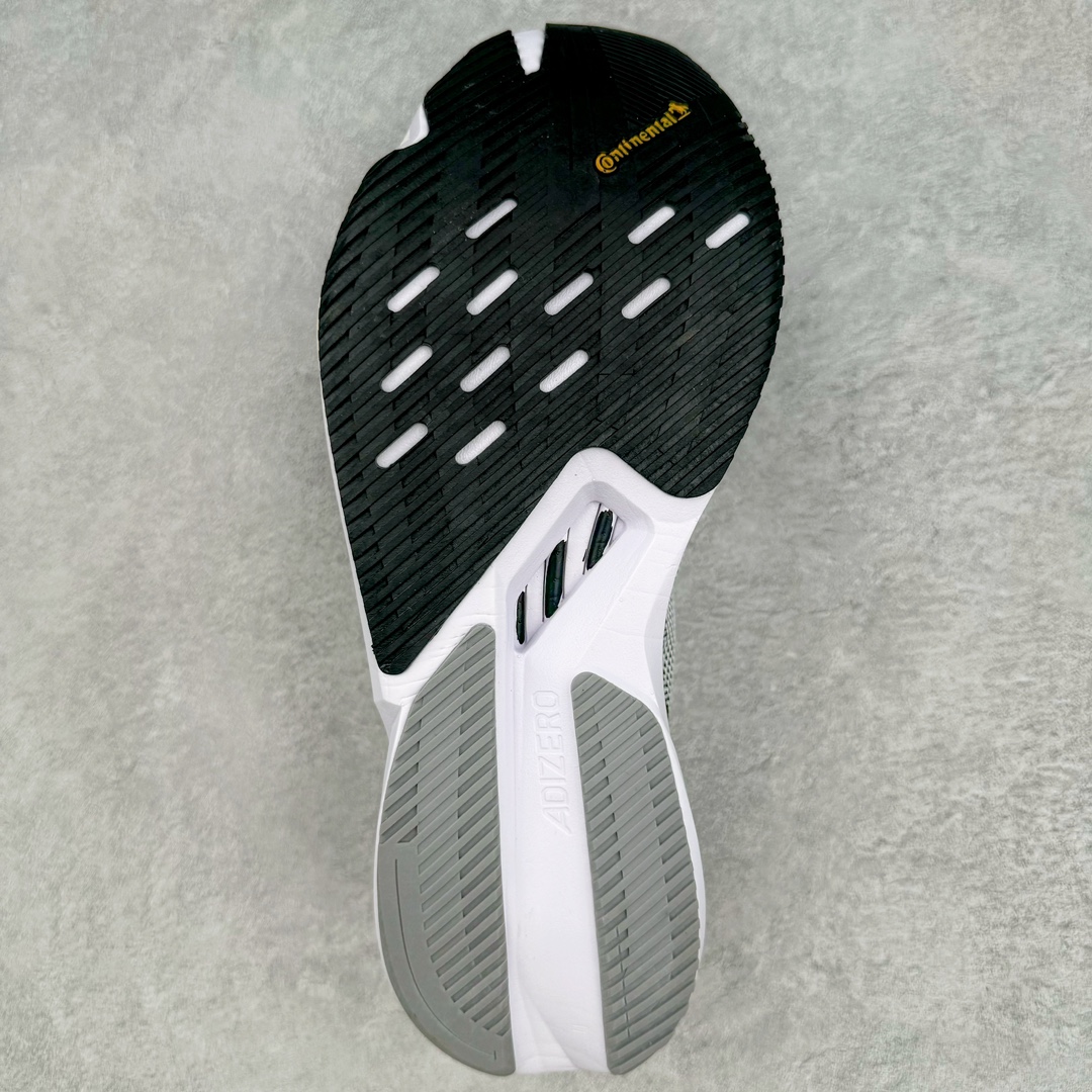 图片[9]-AD Adizero Boston 12 波士顿夏季透气网眼竞速跑鞋 延续爪型玻璃纤维推进系统 进化为全掌式的ENERGY RODS 2.0 从脚跟到脚趾的一体成形设计 强化整体推进力 提升速度表现 升级透气鞋面更具支撑性 利用ENGINEERED MESH技术进行不同密度织纹 强化支撑性 更使用50%以上的回收材料製成 减低塑料浪费 此外变薄的鞋舌为前掌提供更多空间 提供跑者更好的穿着感受 马牌轮胎大底耐磨性佳 大底全掌采用耐磨的Continental马牌轮胎大底 在各种环境下保有良好抓地力 尺码：36 36.5 37 38 38.5 39 40 40.5 41 42 42.5 43 44 44.5 45-选品中心
