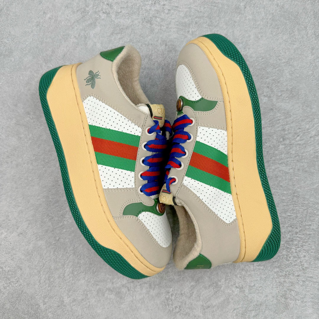 图片[3]-Gucci 轻奢单品 广东品质原厂 高奢古驰Gucci Screener GG High-Top Sneaker休闲潮鞋系列意大利进口超软小牛皮+刺绣搭配 原装雪梨形超软沙绒纸团 鞋底采用超软橡胶大底内外锁死工艺 最大限度弯折永不开胶 原鞋一致效果环保无味 尺码 35-44-选品中心