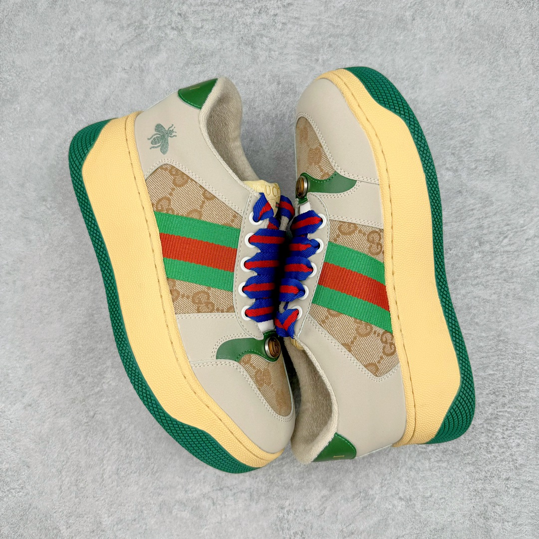 图片[3]-Gucci 轻奢单品 广东品质原厂 高奢古驰Gucci Screener GG High-Top Sneaker休闲潮鞋系列意大利进口超软小牛皮+刺绣搭配 原装雪梨形超软沙绒纸团 鞋底采用超软橡胶大底内外锁死工艺 最大限度弯折永不开胶 原鞋一致效果环保无味 尺码 35-44-选品中心