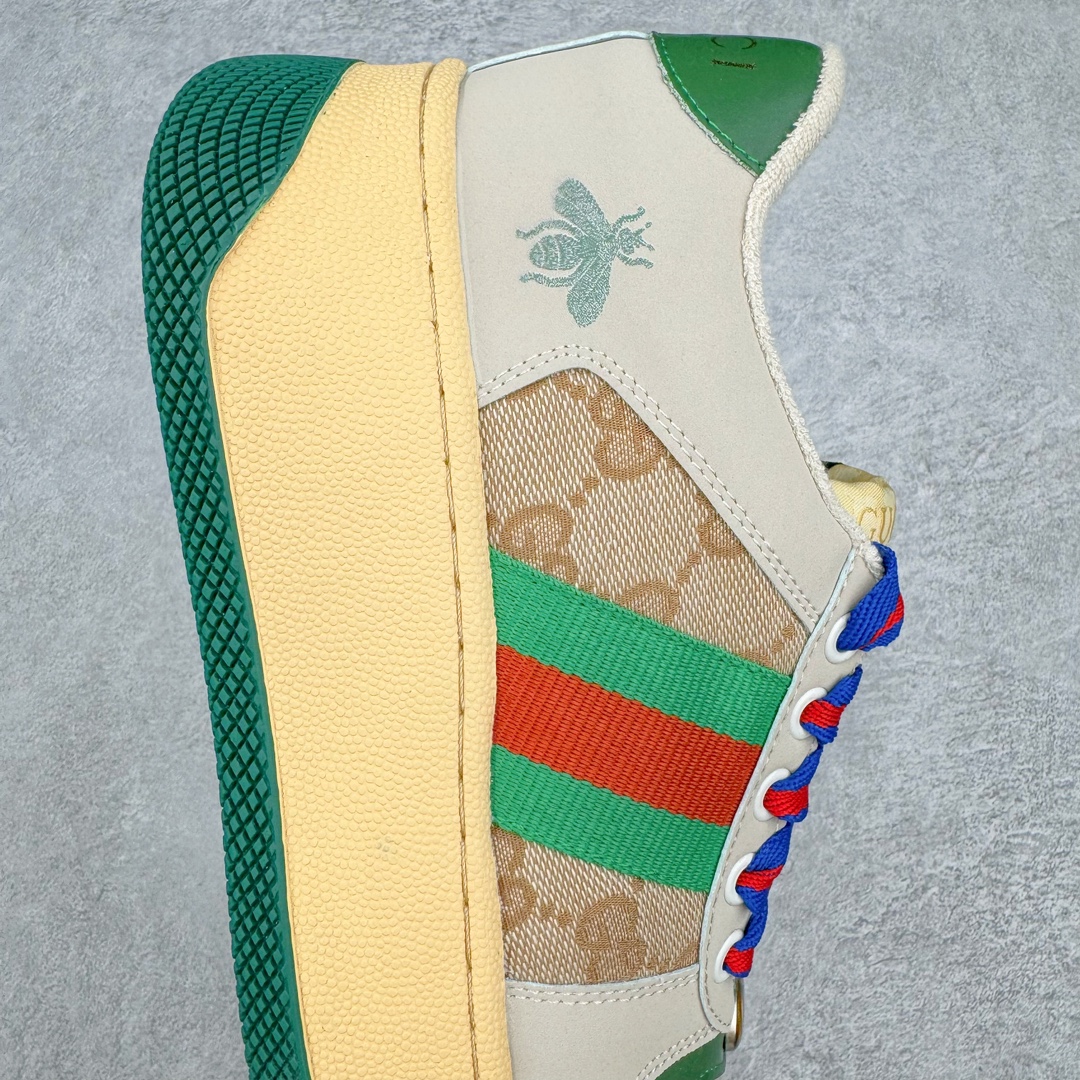图片[6]-Gucci 轻奢单品 广东品质原厂 高奢古驰Gucci Screener GG High-Top Sneaker休闲潮鞋系列意大利进口超软小牛皮+刺绣搭配 原装雪梨形超软沙绒纸团 鞋底采用超软橡胶大底内外锁死工艺 最大限度弯折永不开胶 原鞋一致效果环保无味 尺码 35-44-选品中心