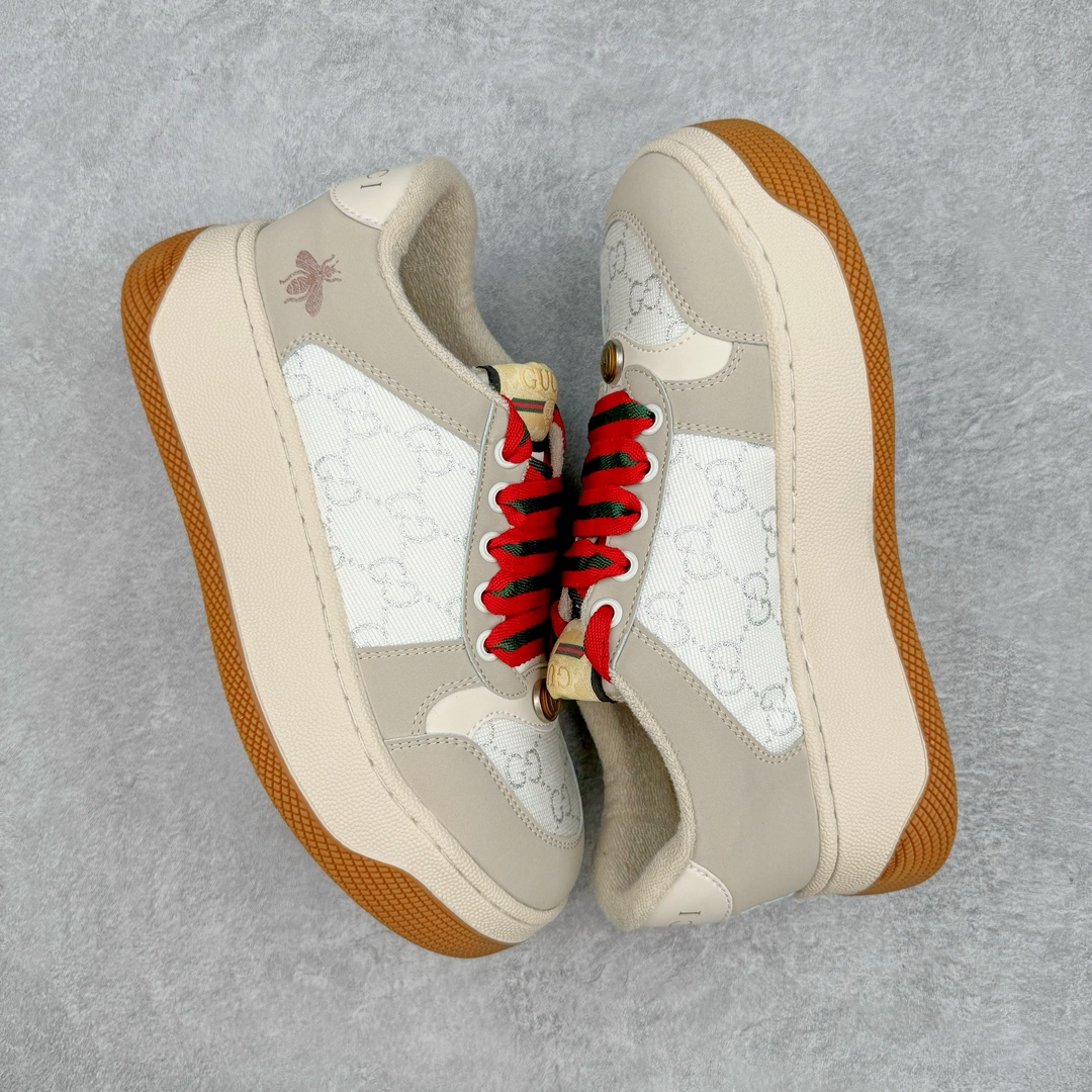 图片[3]-Gucci 轻奢单品 广东品质原厂 高奢古驰Gucci Screener GG High-Top Sneaker休闲潮鞋系列意大利进口超软小牛皮+刺绣搭配 原装雪梨形超软沙绒纸团 鞋底采用超软橡胶大底内外锁死工艺 最大限度弯折永不开胶 原鞋一致效果环保无味 尺码 35-44-选品中心