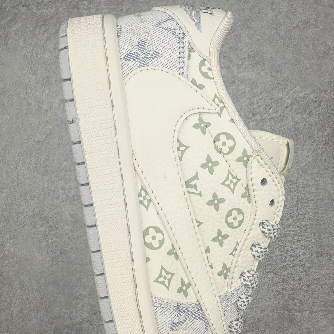 图片[6]-TS x Air Jordan AJ1 Low 倒钩低帮联名定制配色 SJ2068-007 原厂内置气垫魔块 A模大底 头层小牛皮 鞋舌AJ原厂专用牛津布+AJ专用反口珍珠布+原厂无杂质高弹内里海棉+特殊封边弹力鞋带 尺码：36 36.5 37.5 38 38.5 39 40 40.5 41 42 42.5 43 44 44.5 45 46 47.5-选品中心