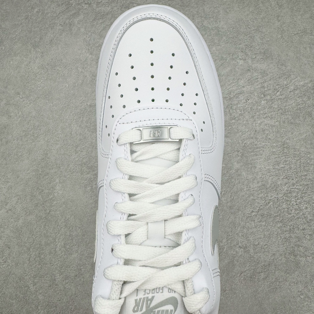 图片[4]-＃绿X/GX NK Air Force 1 Low \’07 空军一号低帮经典板鞋 FJ4146-100 全鞋电脑针车 工整有序 原厂港宝加持完美还原灵魂版型 原盒原配从里到外百分百还原 原厂全头层原厂皮料 原标原盒 内置Sole气垫 中底白色背胶 中底划线 已经无限的接近公司 原厂楦头 原厂刺绣 后跟弧度修正 正确中底四线防伪 尺码：40 40.5 41 42 42.5 43 44 44.5 45 46-选品中心