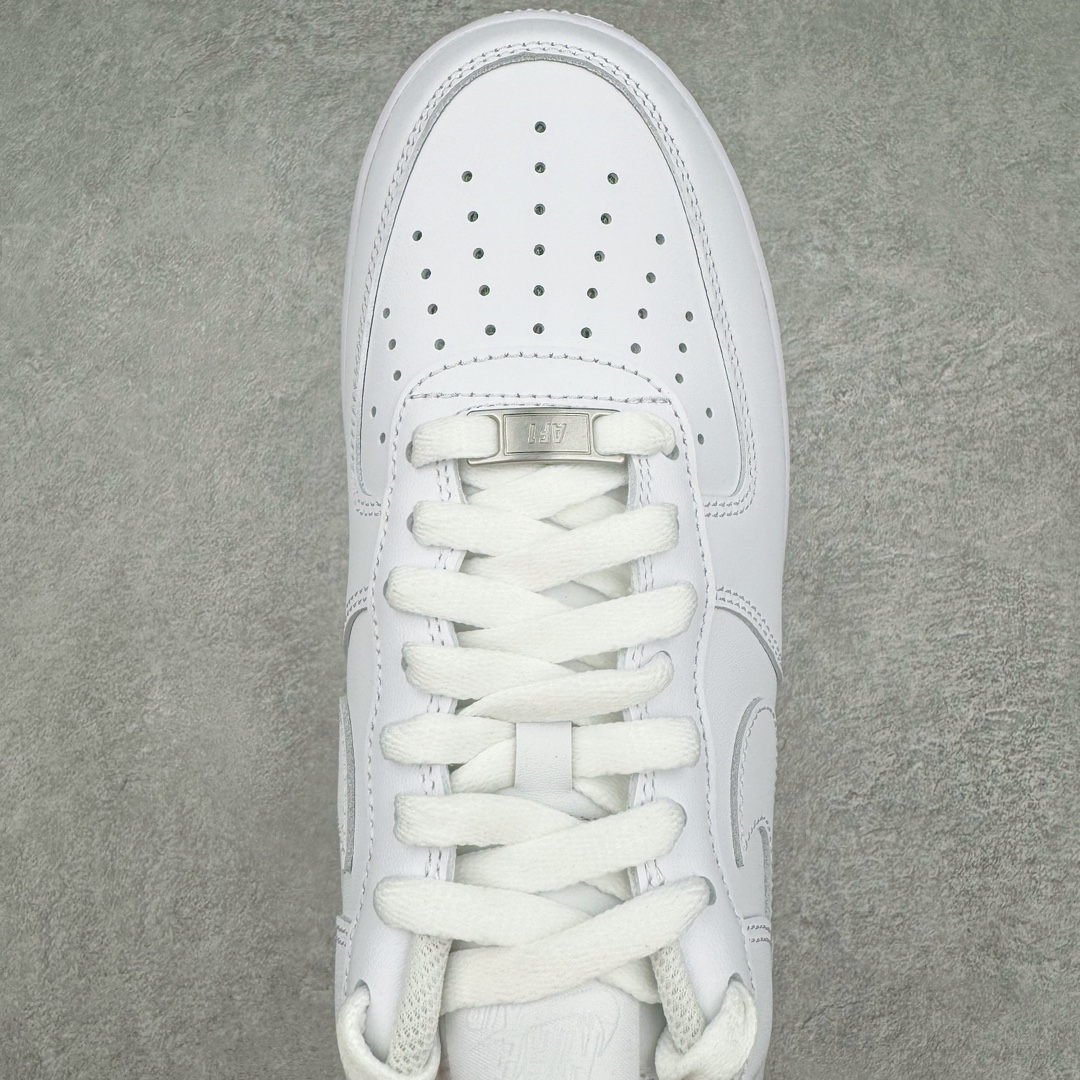 图片[4]-＃绿X NK Air Force 1 Low \’07 空军一号低帮经典板鞋 纯白 DD8959-100/CW2288-111 全鞋电脑针车 工整有序 原厂港宝加持完美还原灵魂版型 原盒原配从里到外百分百还原 原厂全头层原厂皮料 原标原盒 内置Sole气垫 中底白色背胶 中底划线 已经无限的接近公司 原厂楦头 原厂刺绣 后跟弧度修正 正确中底四线防伪 尺码：35.5 36 36.5 37.5 38 38.5 39 40 40.5 41 42 42.5 43 44 44.5 45 46 47.5-选品中心