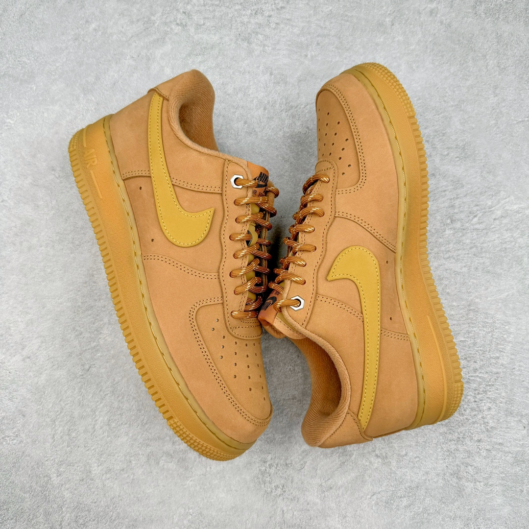 图片[3]-＃绿X NK Air Force 1 Low 07 LV8 \\\”Wheat Flax\\\” 空军一号低帮 小麦色 CJ9179-200 全鞋电脑针车 工整有序 原厂港宝加持完美还原灵魂版型 原盒原配从里到外百分百还原 原厂全头层原厂皮料 原标原盒 内置Sole气垫 中底白色背胶 中底划线 已经无限的接近公司 原厂楦头 原厂刺绣 后跟弧度修正 正确中底四线防伪 尺码：39 40 40.5 41 42 42.5 43 44 44.5 45 46-选品中心