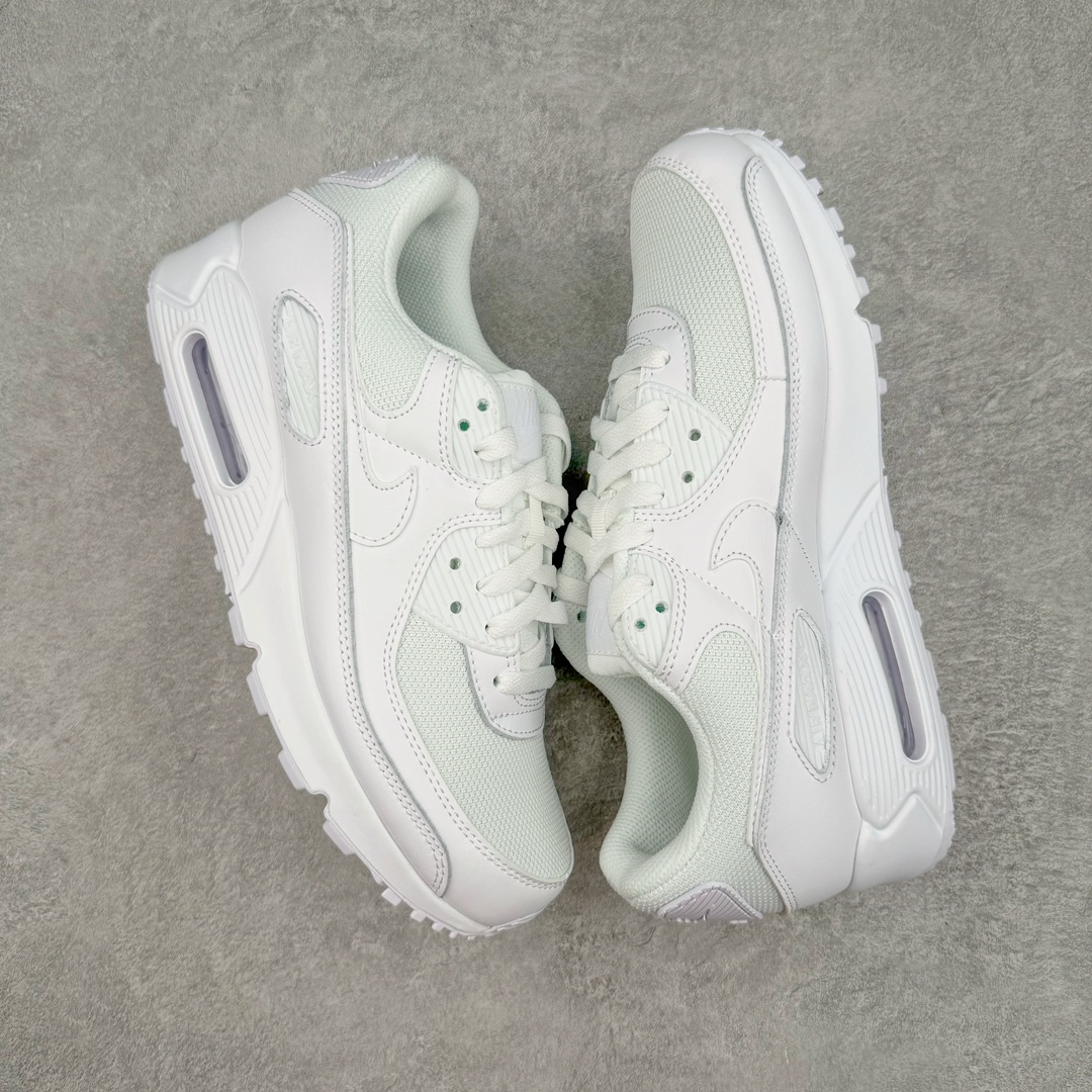 图片[3]-＃绿X/GX NK Air MAX 90 气垫复古减震跑步鞋 CN8490-100 经典重温 独家陆续补货 外单专供大厂出品 品质稳定 一百余色 终端操作 Air Max 90于1990年推出 来自Air Max系列 在Air Max 1的基础上改进而得 增加了气垫面积 外型上也更为流线 最特別的就是加入了菱纹塑胶嵌板 为Air Max 90增添了许多潮流气息 皮革鞋面 造就出色耐穿性和支撑力 Max Air缓震配置搭配泡棉中底 令Air Max 90轻盈而舒适 华夫格橡胶外底 铸就Air Max 90非凡的抓地力 而Air Max 90不仅是一双跑鞋 它成功跨越了时间的演进 成为了球鞋文化与潮流圈中最熟为人知的鞋款之一 尺码：40 40.5 41 42 42.5 43 44 44.5 45 46-选品中心