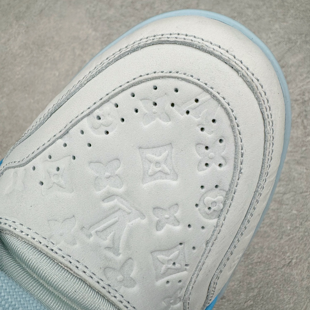 图片[20]-＃GD广顶 Louis Vuitton Trainer lv路易威登时装走秀运动时尚板鞋 外贸零售特供批次 2023全新纸板数据 印花高频效果碾压市面 市售天花板产物 耗时半年巨作 全套原厂新版原纸板楦头开发 原厂特供皮料加持 市场所有版本中综合最强的货品 GD实力大厂出品 全网最全配色更新最快 最成熟的做工稳定的品控 完美鞋型超高的清洁度 零毛边线头瑕疵 全套原楦原纸版原鞋开模 全网最具灵魂的版型 正确原装黄色鞋盒 正确中底印花 鞋面印花3D高频深度立体 全鞋电脑针车 紧密相连 针距密度一致 环保乳胶注塑鞋垫 厚度脚感还原原版 皮面裁剪部位 统一油边封口工艺 原装橡胶大底含胶量大底组合零偏差 专柜全套包装 防尘袋 说明书 质保卡 男女鞋 尺码：35 36 37 38 39 40 41 42 43 44 45-选品中心