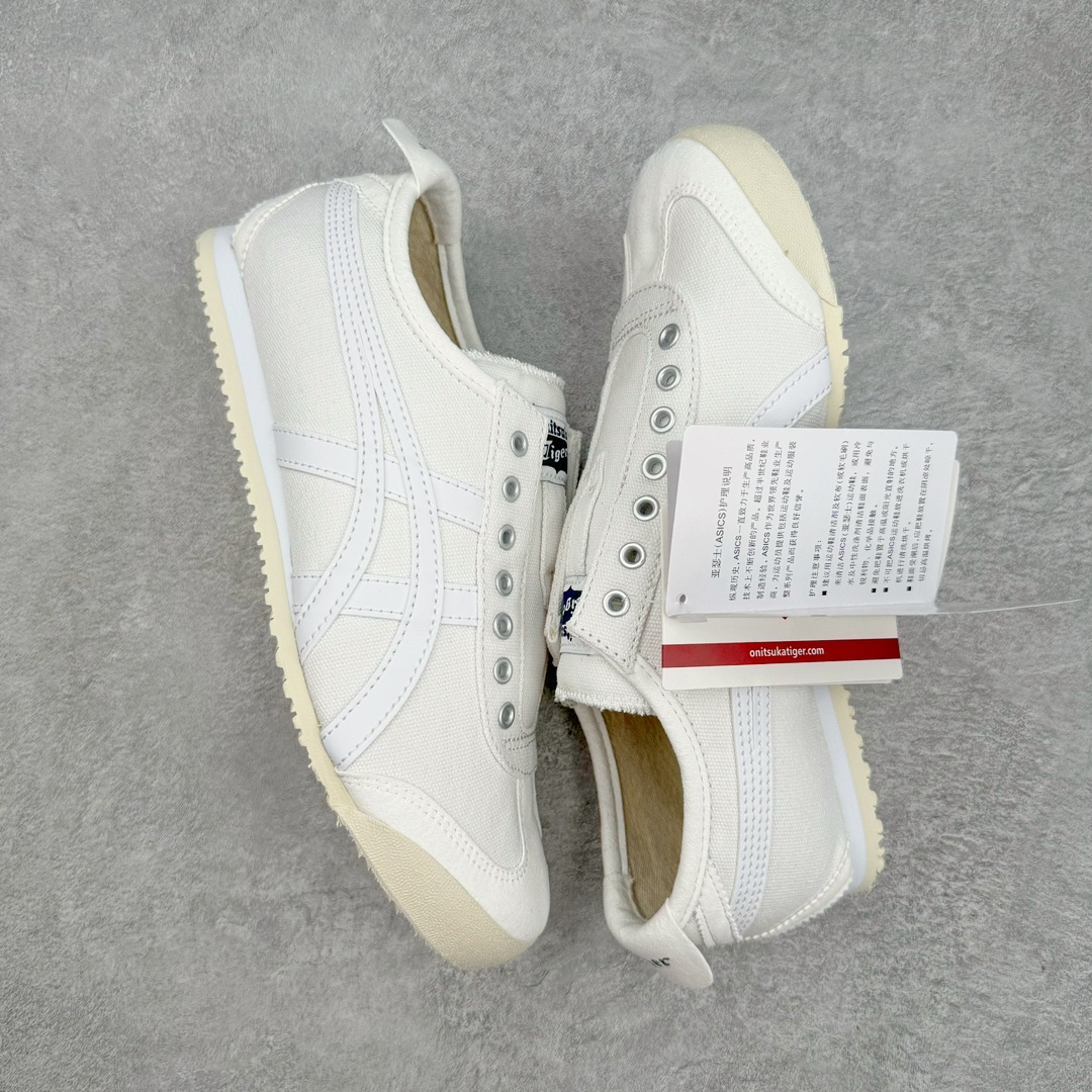 图片[3]-＃HK纯原 Asics Onitsuka Tiger MEXICO 66 亚瑟士鬼冢虎复古经典板鞋 市场最强版本 原厂牛津布加持 海外订单工厂出品 超成熟稳定的做工品控 原装全套纸板楦头开发 原汁原味 完美呈现版型 私模正确鞋底咬花纹路 一比一鞋头弧度高度鞋身弧度 绝不口嗨 细节品控鞋型随意秒杀市面 原档咬花纹路私模大底 一个单元有六个三角形 总体形拼接呈现花瓣状 官方四联吊牌 原装Ortholite轻量化鞋垫 原盒原配 质保卡 说明书 钢印防尘纸 纸板中底带钢印 乳胶组合鞋垫 支持全方位的对比专柜 产品从款式颜色造型上体现出追求舒适和细节的完美 鞋类更是推崇手工制作的严谨与完美 融舒适性与可穿性的设计风格 注重细节的完美和别致魅力 既保持稳重 又不失轻松的时尚感 尺码：36 37 37.5 38 39 39.5 40 40.5 41.5 42 42.5 43.5 44 45 46-选品中心