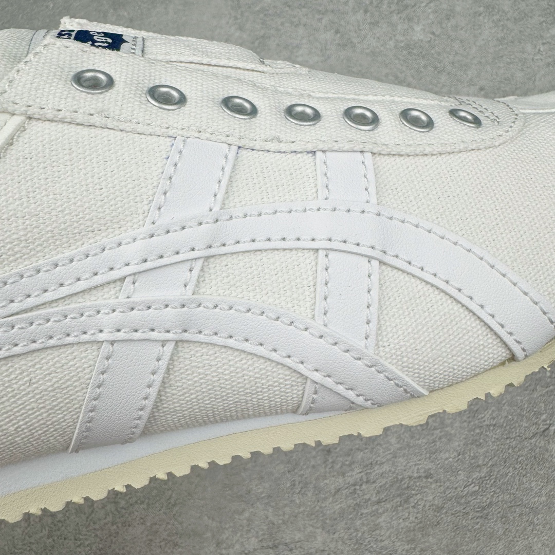 图片[17]-＃HK纯原 Asics Onitsuka Tiger MEXICO 66 亚瑟士鬼冢虎复古经典板鞋 市场最强版本 原厂牛津布加持 海外订单工厂出品 超成熟稳定的做工品控 原装全套纸板楦头开发 原汁原味 完美呈现版型 私模正确鞋底咬花纹路 一比一鞋头弧度高度鞋身弧度 绝不口嗨 细节品控鞋型随意秒杀市面 原档咬花纹路私模大底 一个单元有六个三角形 总体形拼接呈现花瓣状 官方四联吊牌 原装Ortholite轻量化鞋垫 原盒原配 质保卡 说明书 钢印防尘纸 纸板中底带钢印 乳胶组合鞋垫 支持全方位的对比专柜 产品从款式颜色造型上体现出追求舒适和细节的完美 鞋类更是推崇手工制作的严谨与完美 融舒适性与可穿性的设计风格 注重细节的完美和别致魅力 既保持稳重 又不失轻松的时尚感 尺码：36 37 37.5 38 39 39.5 40 40.5 41.5 42 42.5 43.5 44 45 46-选品中心