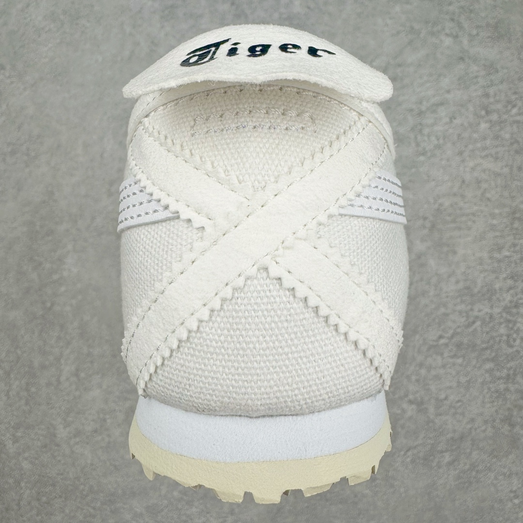 图片[8]-＃HK纯原 Asics Onitsuka Tiger MEXICO 66 亚瑟士鬼冢虎复古经典板鞋 市场最强版本 原厂牛津布加持 海外订单工厂出品 超成熟稳定的做工品控 原装全套纸板楦头开发 原汁原味 完美呈现版型 私模正确鞋底咬花纹路 一比一鞋头弧度高度鞋身弧度 绝不口嗨 细节品控鞋型随意秒杀市面 原档咬花纹路私模大底 一个单元有六个三角形 总体形拼接呈现花瓣状 官方四联吊牌 原装Ortholite轻量化鞋垫 原盒原配 质保卡 说明书 钢印防尘纸 纸板中底带钢印 乳胶组合鞋垫 支持全方位的对比专柜 产品从款式颜色造型上体现出追求舒适和细节的完美 鞋类更是推崇手工制作的严谨与完美 融舒适性与可穿性的设计风格 注重细节的完美和别致魅力 既保持稳重 又不失轻松的时尚感 尺码：36 37 37.5 38 39 39.5 40 40.5 41.5 42 42.5 43.5 44 45 46-选品中心