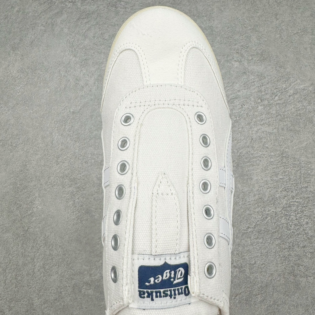 图片[4]-＃HK纯原 Asics Onitsuka Tiger MEXICO 66 亚瑟士鬼冢虎复古经典板鞋 市场最强版本 原厂牛津布加持 海外订单工厂出品 超成熟稳定的做工品控 原装全套纸板楦头开发 原汁原味 完美呈现版型 私模正确鞋底咬花纹路 一比一鞋头弧度高度鞋身弧度 绝不口嗨 细节品控鞋型随意秒杀市面 原档咬花纹路私模大底 一个单元有六个三角形 总体形拼接呈现花瓣状 官方四联吊牌 原装Ortholite轻量化鞋垫 原盒原配 质保卡 说明书 钢印防尘纸 纸板中底带钢印 乳胶组合鞋垫 支持全方位的对比专柜 产品从款式颜色造型上体现出追求舒适和细节的完美 鞋类更是推崇手工制作的严谨与完美 融舒适性与可穿性的设计风格 注重细节的完美和别致魅力 既保持稳重 又不失轻松的时尚感 尺码：36 37 37.5 38 39 39.5 40 40.5 41.5 42 42.5 43.5 44 45 46-选品中心