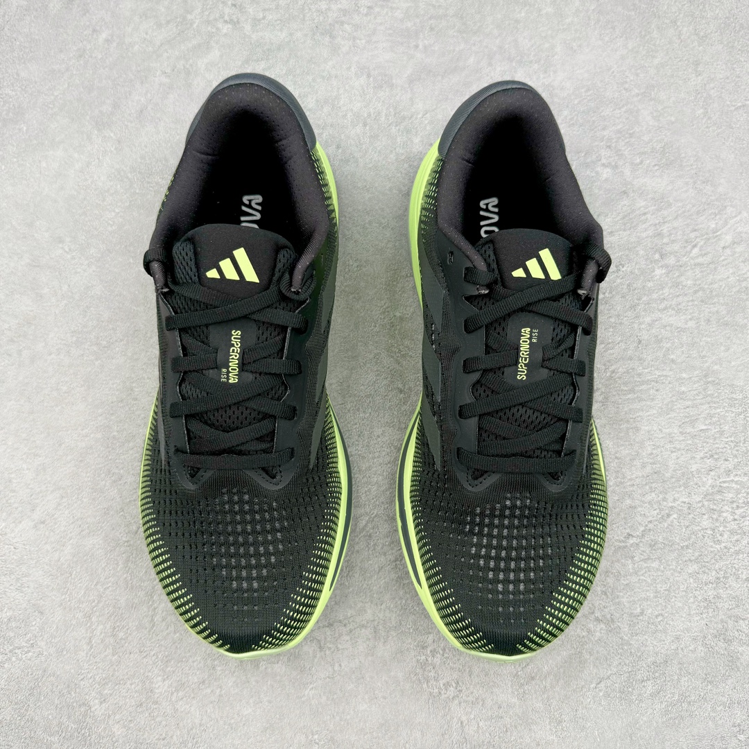 图片[2]-＃YG纯原 AD Supernova Rise 阿迪全新网面休闲长跑跑步鞋 IG5846 款鞋采用了Dreamstrike+ 中底 将缓冲材质与柔软的织物相结合 以最大限度地减少刺激性摩擦和慢跑后水泡的可能性 在美学方面 Supernova Rise 从自然和生物中汲取灵感 如深色底色和半绿色细节 尺码：36 36.5 37.5 38 38.5 39 40 40.5 41 42 42.5 43 44 44.5 45-选品中心