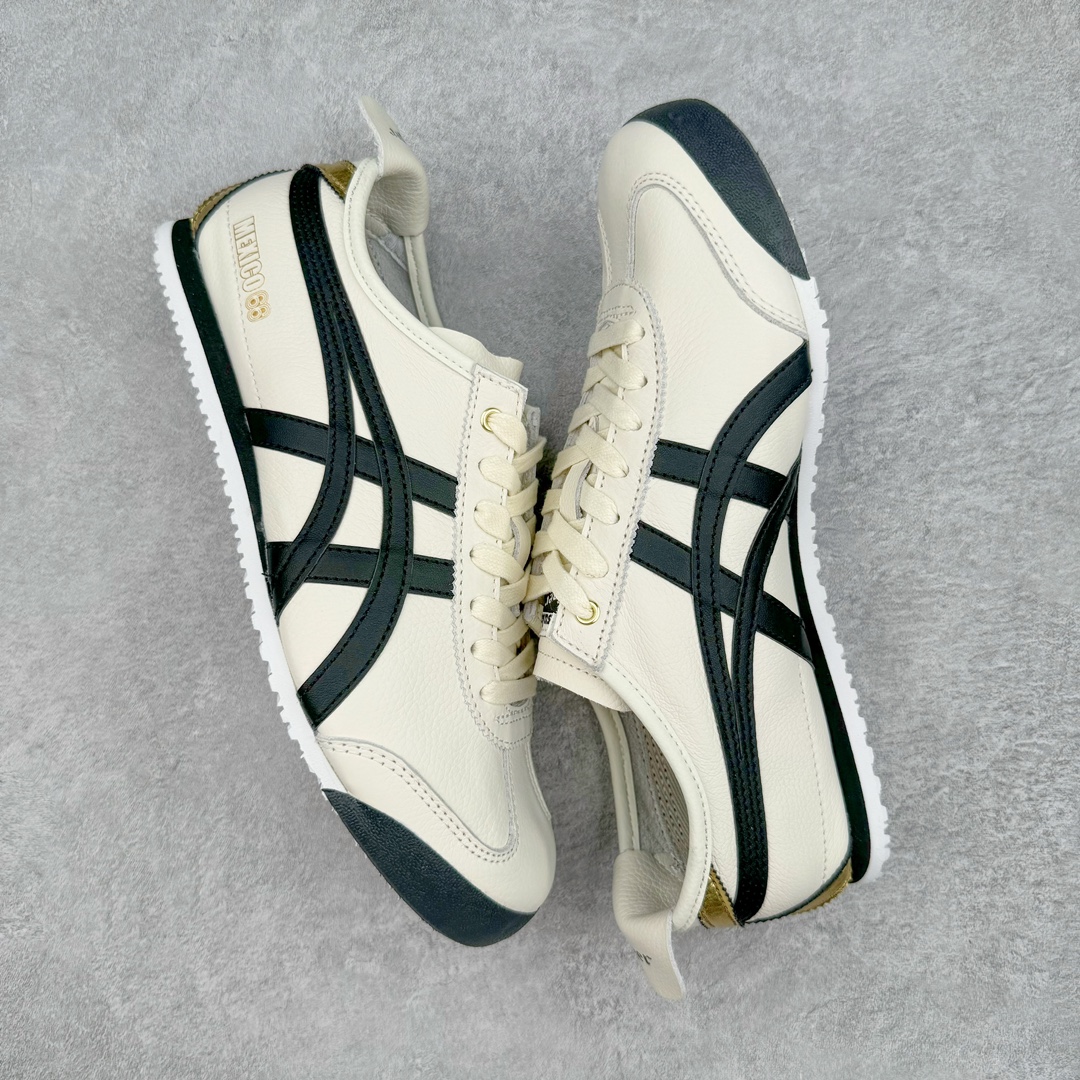 图片[3]-＃HK纯原 Asics Onitsuka Tiger MEXICO 66 亚瑟士鬼冢虎复古经典板鞋 市场最强版本 头层小羊皮加持 海外订单工厂出品 超成熟稳定的做工品控 原装全套纸板楦头开发 原汁原味 完美呈现版型 私模正确鞋底咬花纹路 一比一鞋头弧度高度鞋身弧度 绝不口嗨 细节品控鞋型随意秒杀市面 原档咬花纹路私模大底 一个单元有六个三角形 总体形拼接呈现花瓣状 官方四联吊牌 原装Ortholite轻量化鞋垫 原盒原配 质保卡 说明书 钢印防尘纸 纸板中底带钢印 乳胶组合鞋垫 支持全方位的对比专柜 产品从款式颜色造型上体现出追求舒适和细节的完美 鞋类更是推崇手工制作的严谨与完美 融舒适性与可穿性的设计风格 注重细节的完美和别致魅力 既保持稳重 又不失轻松的时尚感 尺码：36 37 37.5 38 39 39.5 40 40.5 41.5 42 42.5 43.5 44 45 46-选品中心