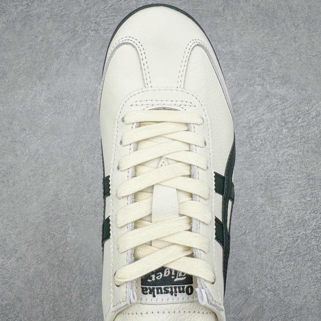 图片[4]-＃HK纯原 Asics Onitsuka Tiger MEXICO 66 亚瑟士鬼冢虎复古经典板鞋 市场最强版本 头层小羊皮加持 海外订单工厂出品 超成熟稳定的做工品控 原装全套纸板楦头开发 原汁原味 完美呈现版型 私模正确鞋底咬花纹路 一比一鞋头弧度高度鞋身弧度 绝不口嗨 细节品控鞋型随意秒杀市面 原档咬花纹路私模大底 一个单元有六个三角形 总体形拼接呈现花瓣状 官方四联吊牌 原装Ortholite轻量化鞋垫 原盒原配 质保卡 说明书 钢印防尘纸 纸板中底带钢印 乳胶组合鞋垫 支持全方位的对比专柜 产品从款式颜色造型上体现出追求舒适和细节的完美 鞋类更是推崇手工制作的严谨与完美 融舒适性与可穿性的设计风格 注重细节的完美和别致魅力 既保持稳重 又不失轻松的时尚感 尺码：36 37 37.5 38 39 39.5 40 40.5 41.5 42 42.5 43.5 44 45 46-选品中心