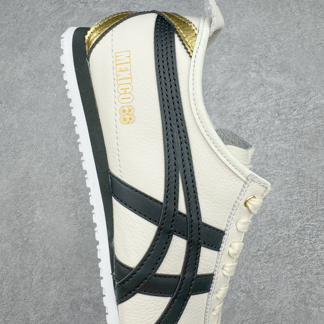 图片[6]-＃HK纯原 Asics Onitsuka Tiger MEXICO 66 亚瑟士鬼冢虎复古经典板鞋 市场最强版本 头层小羊皮加持 海外订单工厂出品 超成熟稳定的做工品控 原装全套纸板楦头开发 原汁原味 完美呈现版型 私模正确鞋底咬花纹路 一比一鞋头弧度高度鞋身弧度 绝不口嗨 细节品控鞋型随意秒杀市面 原档咬花纹路私模大底 一个单元有六个三角形 总体形拼接呈现花瓣状 官方四联吊牌 原装Ortholite轻量化鞋垫 原盒原配 质保卡 说明书 钢印防尘纸 纸板中底带钢印 乳胶组合鞋垫 支持全方位的对比专柜 产品从款式颜色造型上体现出追求舒适和细节的完美 鞋类更是推崇手工制作的严谨与完美 融舒适性与可穿性的设计风格 注重细节的完美和别致魅力 既保持稳重 又不失轻松的时尚感 尺码：36 37 37.5 38 39 39.5 40 40.5 41.5 42 42.5 43.5 44 45 46-选品中心