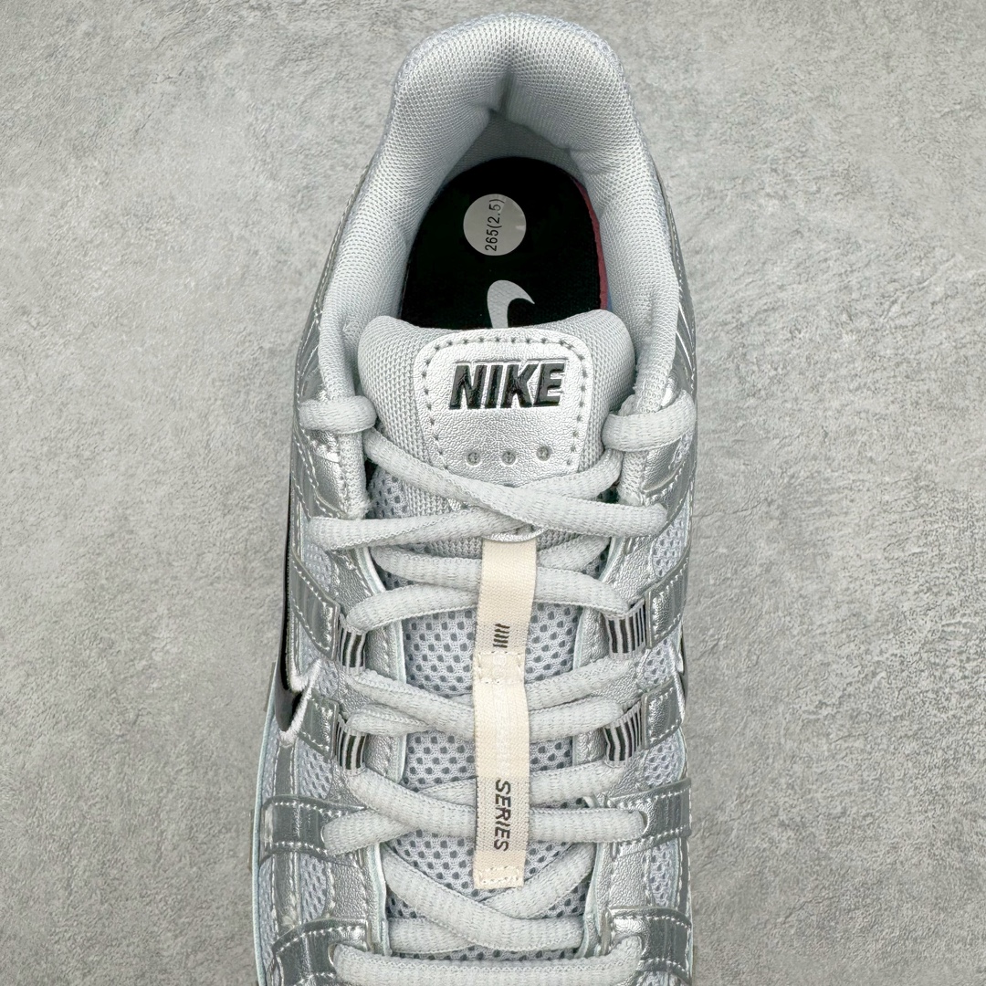 图片[5]-NK P-6000 系列低帮复古老爹风休闲运动舒适慢跑鞋 FB9876-101 融合 Pegasus 过往运动鞋设计 助力 21 世纪早期跑步运动跃升时尚新高度 采用透气网眼布、运动风格线条和耐穿覆面 兼具吸睛外观和舒适感受 中底泡绵以田径赛道为灵感 打造厚实设计 缔造出众缓震性能 尺码：36 36.5 37.5 38 38.5 39 40 40.5 41 42 42.5 43 44 44.5 45-选品中心