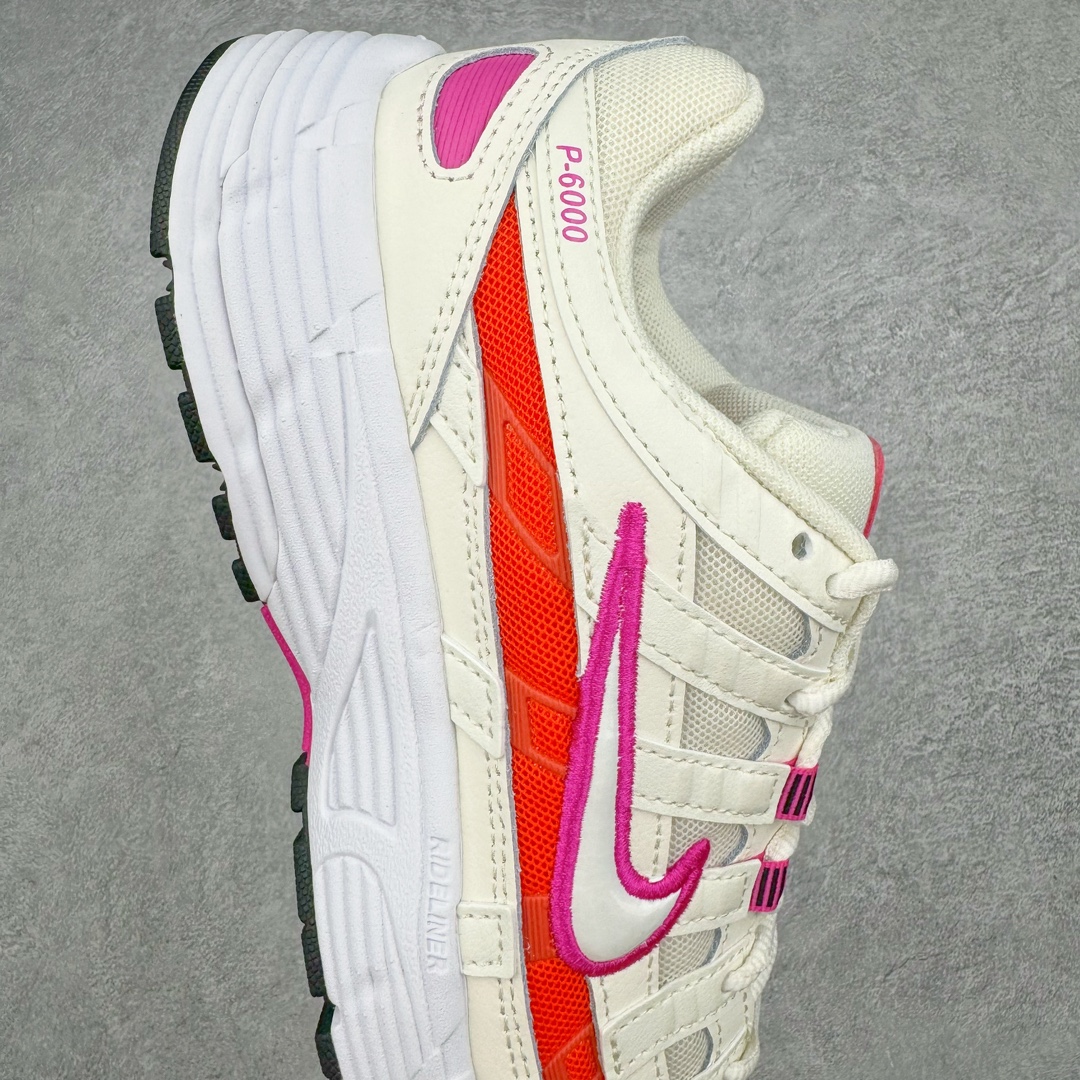 图片[6]-NK P-6000 系列低帮复古老爹风休闲运动舒适慢跑鞋 CW1351-100 融合 Pegasus 过往运动鞋设计 助力 21 世纪早期跑步运动跃升时尚新高度 采用透气网眼布、运动风格线条和耐穿覆面 兼具吸睛外观和舒适感受 中底泡绵以田径赛道为灵感 打造厚实设计 缔造出众缓震性能 尺码：36 36.5 37.5 38 38.5 39 40 40.5 41 42 42.5 43 44 44.5 45-选品中心