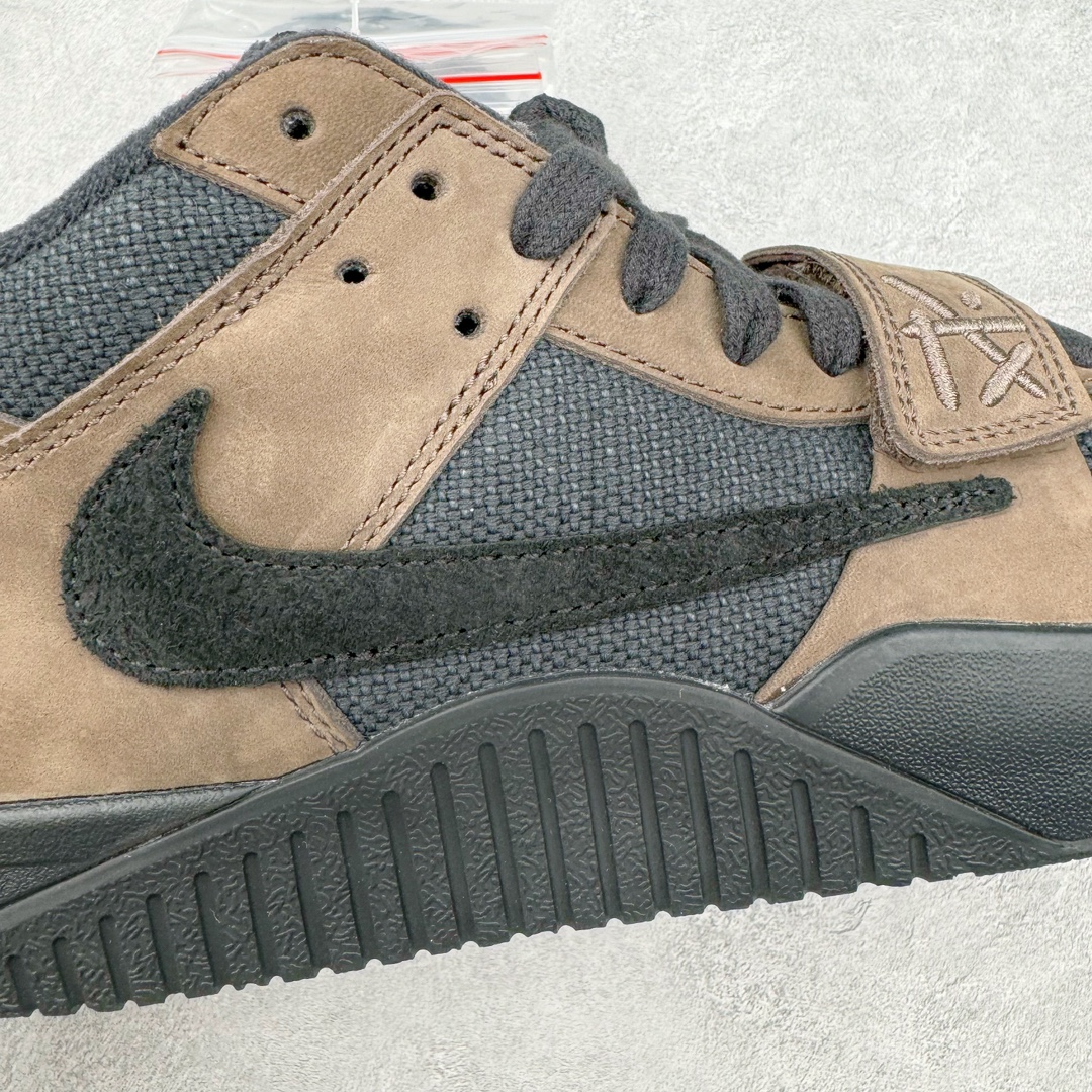 图片[18]-＃XC纯原 Travis Scott x Jordan AJ Cut The Check TS倒钩联名魔术贴篮球鞋 FZ8117-204 注意原盒盒子损坏扣15 配套布袋报货需备注加30 原厂全套原楦原纸板冲刀磨具开发 原厂皮料加持 原厂港宝加持定型后跟R度完美 同源原厂电绣 鬼脸飞翼针数密度立体效果一致 百分百一致原鞋 原厂拉帮工艺 针距密度一致 后跟弧度收口自然不对折 极致一眼正品既视感 进口玻璃冲刀皮料裁剪零毛边 全鞋电脑针车工艺 品控清洁度最高QC检验标准 免检产品 原厂订购鞋盒、布袋、鞋标、防尘纸、鞋撑、鞋带 追求极致的原厂味道 配色方面采用白色为基础 搭配棕色框架呈现 完美还原了初代倒钩的配色设计 细节方面 标志性的反钩Swoosh采用米色点缀 鞋面还带有特殊的魔术贴细节 此外在鞋舌、后跟部分均带有Cactus Jack厂牌Logo 彰显鞋款特殊身份 尺码：36 36.5 37.5 38 38.5 39 40 40.5 41 42 42.5 43 44 44.5 45 46 47.5-选品中心