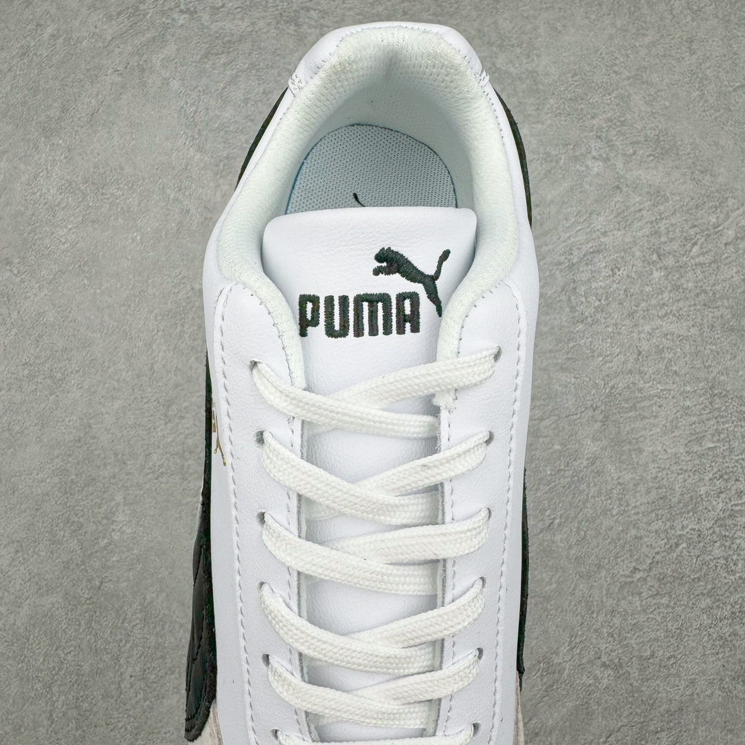 图片[5]-Puma Roma M Motorsport 彪马罗马阿莫尔系列低帮复古运动休闲赛车跑鞋 全球知名运动品牌PUMA宝马赛车系列，融合了宝马车队的标志性配色，以趣味十足又前卫复古的设计引领潮流，将赛道精神融入街头时尚，开启前卫竞速之旅。自1978年巴伐利亚车队走上世界舞台，宝马赛车就在全球汽车制造和赛车运动领域留下了浓墨重彩的一笔。全新的两款BMW MMS Roma与BMW MMS Speedboat鞋款，均从宝马车型中汲取灵感。以黑或白为底色，融入经典配色，主打前卫复古风。Roma鞋款的鞋侧以复古的流线造型，缀以宝马经典Logo，巧妙吸睛；而Speedcat鞋款以亮眼三色条纹元素缀以舒适鞋面，赋予了独特的个性美学，演绎赛车的无尽能量。 货号：397397-01 尺码：35.5 36 37 37.5 38 38.5 39 40 40.5 41 42 42.5 43 44 44.5 45-选品中心