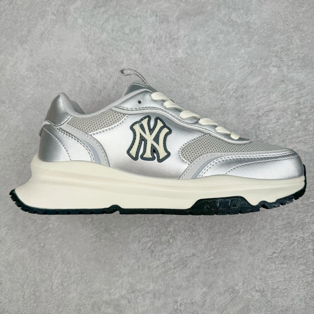 MLB Chunky Runner 2024S 复古印花老爹鞋系列低帮轻量增高厚底百搭休闲运动慢跑鞋 Korea韩国联名NY美国榄球纽约洋基队限定 韩国代购专供 全套原楦原纸板原厂数据开发 正确中底拉帮中底网布细节 平台代购专供 左脚内置芯片 韩国代购吊牌标贴 独家一比一RB+MD组合大底 高频后跟小人Logo精准对位立体饱满 正确网布加超迁鞋面 转印中底走线紧密 转印Logo工艺表层防刮不掉色 尺码：35 36 36.5 37.5 38 38.5 39 40 40.5 41 42 42.5 43 44 45-选品中心