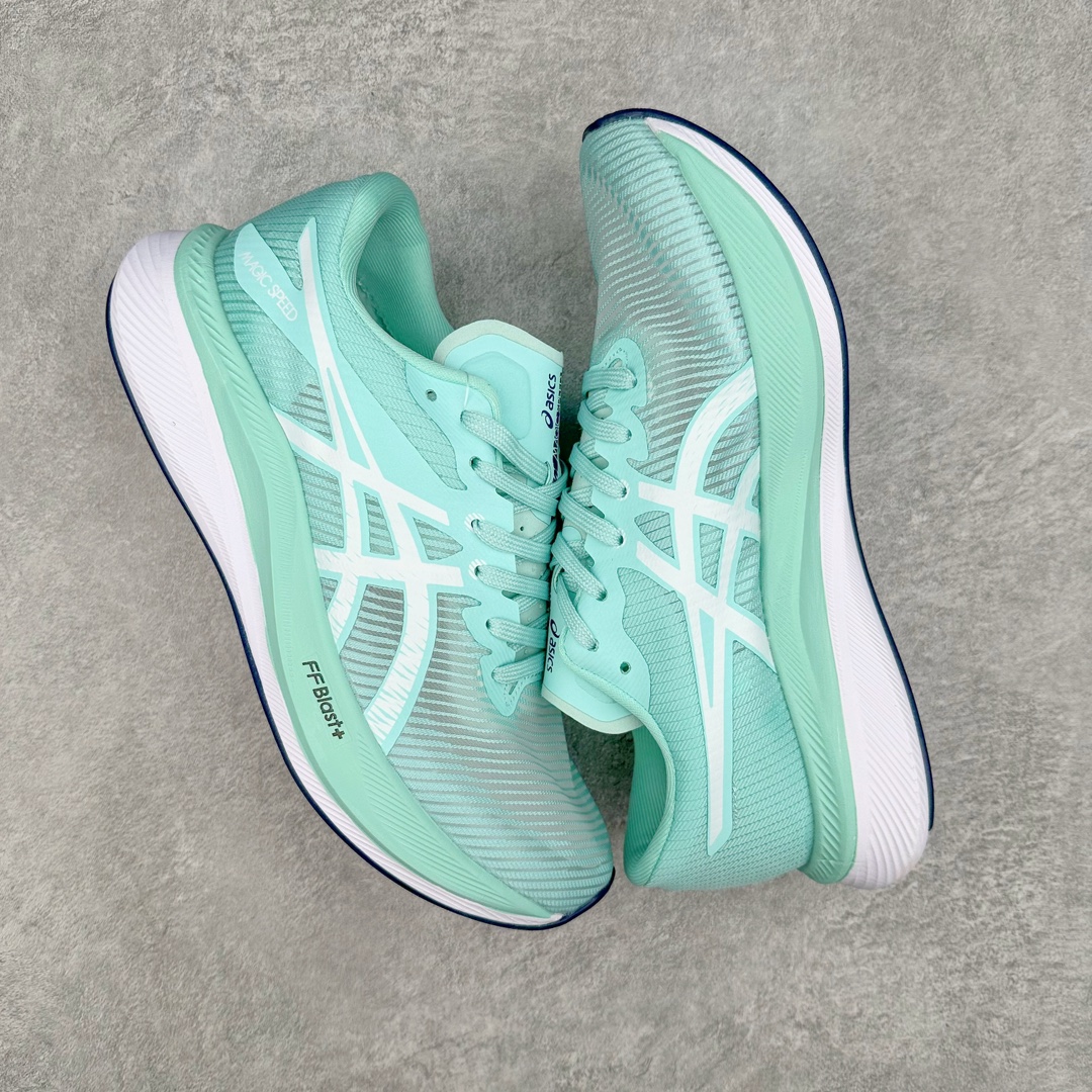 图片[3]-Asics Magic Speed 3 系列碳板竞速跑步鞋 鞋款采用亚瑟士FF BLAST CUSHIONING中底设计 为运动中带来回弾性和轻量性感受 工程网眼鞋面提供运动中所需的透气性和舒适性 内陷式碳板大底结构 带来运动时足底的舒适性和灵活性 帮助跑者获得轻盈的落地体验 尺码：36 37 38 39 39.5 40 40.5 41.5 42 42.5 43.5 44 45-选品中心