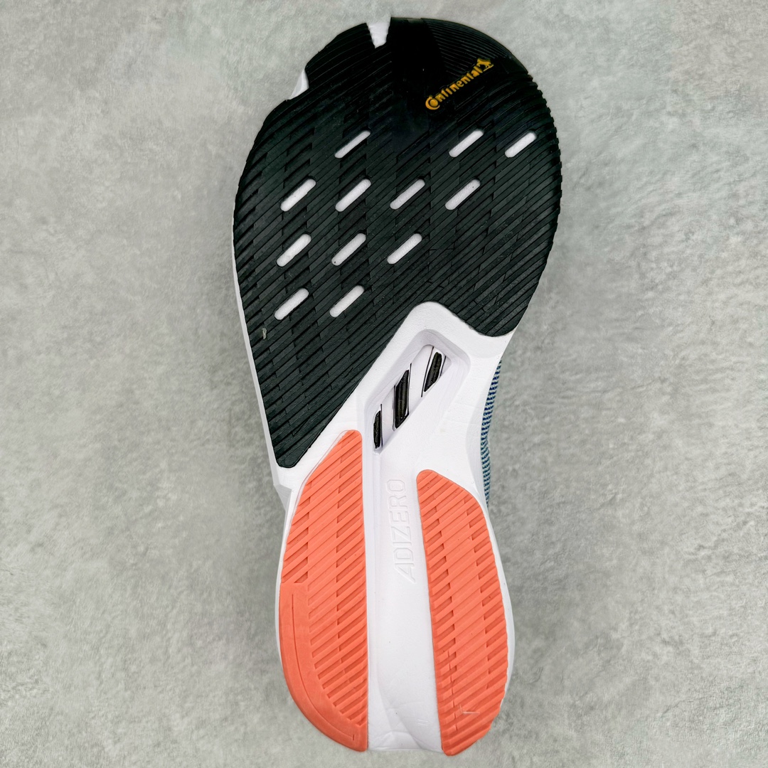 图片[9]-AD Adizero Boston 12 波士顿夏季透气网眼竞速跑鞋 延续爪型玻璃纤维推进系统 进化为全掌式的ENERGY RODS 2.0 从脚跟到脚趾的一体成形设计 强化整体推进力 提升速度表现 升级透气鞋面更具支撑性 利用ENGINEERED MESH技术进行不同密度织纹 强化支撑性 更使用50%以上的回收材料製成 减低塑料浪费 此外变薄的鞋舌为前掌提供更多空间 提供跑者更好的穿着感受 马牌轮胎大底耐磨性佳 大底全掌采用耐磨的Continental马牌轮胎大底 在各种环境下保有良好抓地力 尺码：36 36.5 37 38 38.5 39 40 40.5 41 42 42.5 43 44 44.5 45-选品中心