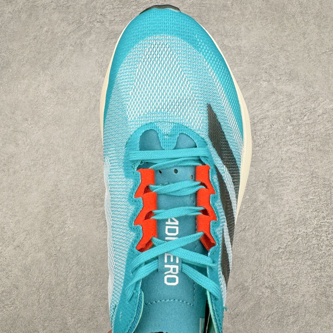 图片[4]-AD Adizero Boston 12 波士顿夏季透气网眼竞速跑鞋 延续爪型玻璃纤维推进系统 进化为全掌式的ENERGY RODS 2.0 从脚跟到脚趾的一体成形设计 强化整体推进力 提升速度表现 升级透气鞋面更具支撑性 利用ENGINEERED MESH技术进行不同密度织纹 强化支撑性 更使用50%以上的回收材料製成 减低塑料浪费 此外变薄的鞋舌为前掌提供更多空间 提供跑者更好的穿着感受 马牌轮胎大底耐磨性佳 大底全掌采用耐磨的Continental马牌轮胎大底 在各种环境下保有良好抓地力 尺码：36 36.5 37 38 38.5 39 40 40.5 41 42 42.5 43 44 44.5 45-选品中心