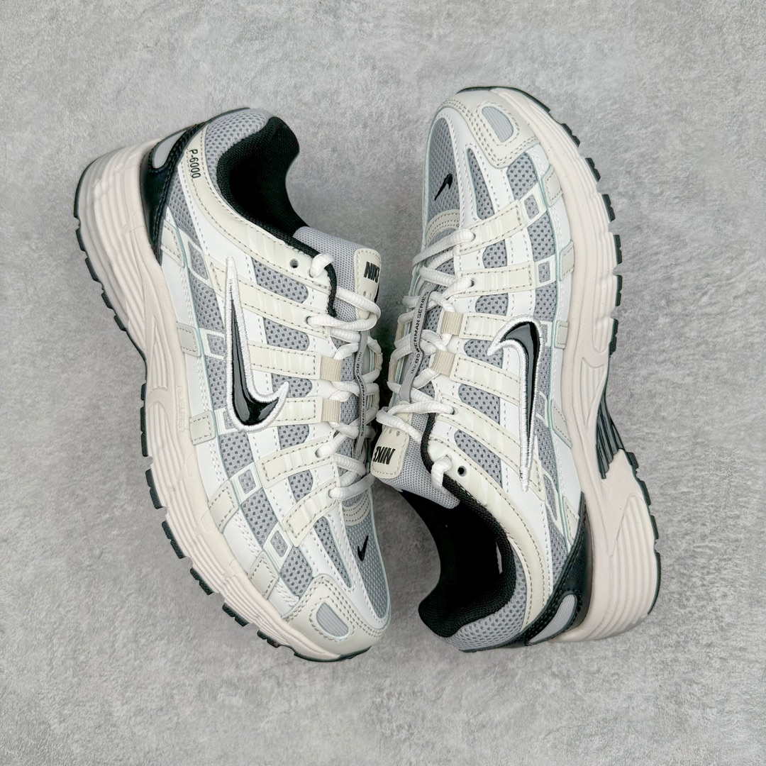 图片[3]-NK P-6000 系列低帮复古老爹风休闲运动舒适慢跑鞋 HJ3488-001 融合 Pegasus 过往运动鞋设计 助力 21 世纪早期跑步运动跃升时尚新高度 采用透气网眼布、运动风格线条和耐穿覆面 兼具吸睛外观和舒适感受 中底泡绵以田径赛道为灵感 打造厚实设计 缔造出众缓震性能 尺码：36 36.5 37.5 38 38.5 39 40 40.5 41 42 42.5 43 44 44.5 45-选品中心