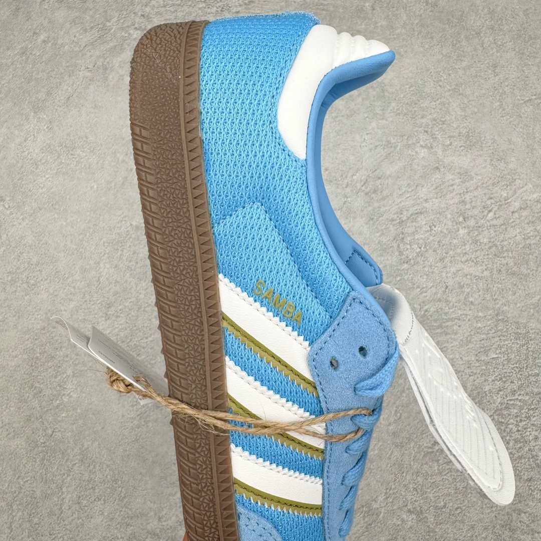 图片[6]-＃MF AD Original Samba LT 复古经典轻便板鞋 IE9170 这款桑巴鞋展示了高质量的工艺 带有装饰的超锁缝制和无缝的手感 柔软、柔软的皮革造型和标志性的3条纹完成了精致的外观 正规合身鞋带 鞋面上有绒面鞋垫 橡胶鞋底 享受正畸套筒软感 自50年代首次亮相以来就一直在赢得粉丝的青睐 尺码：36 36.5 37.5 38 38.5 39 40 40.5 41 42 42.5 43 44 44.5 45-选品中心